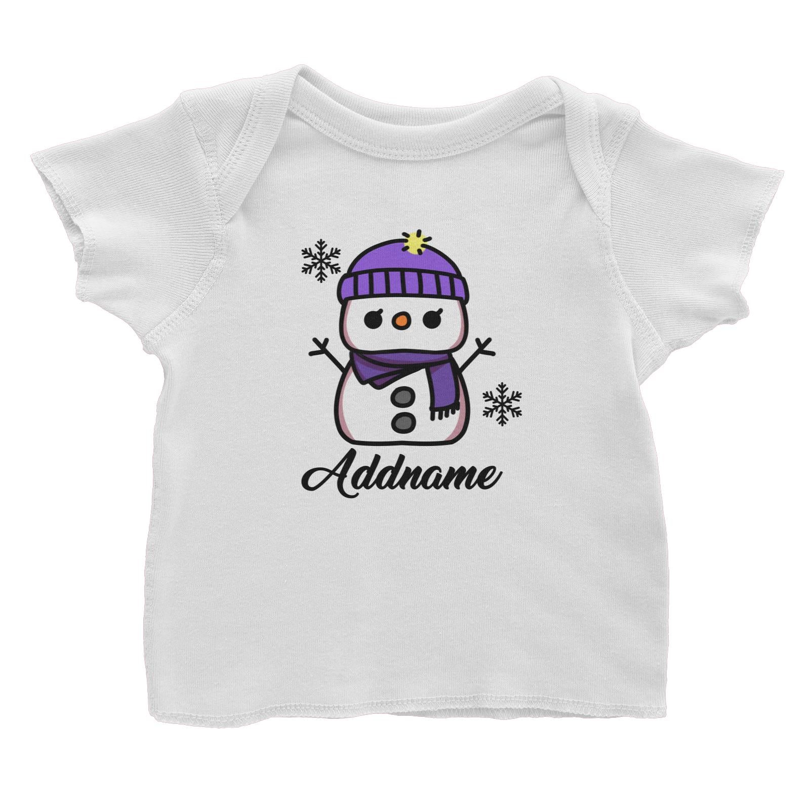 Xmas Mama Snowman Baby T-Shirt
