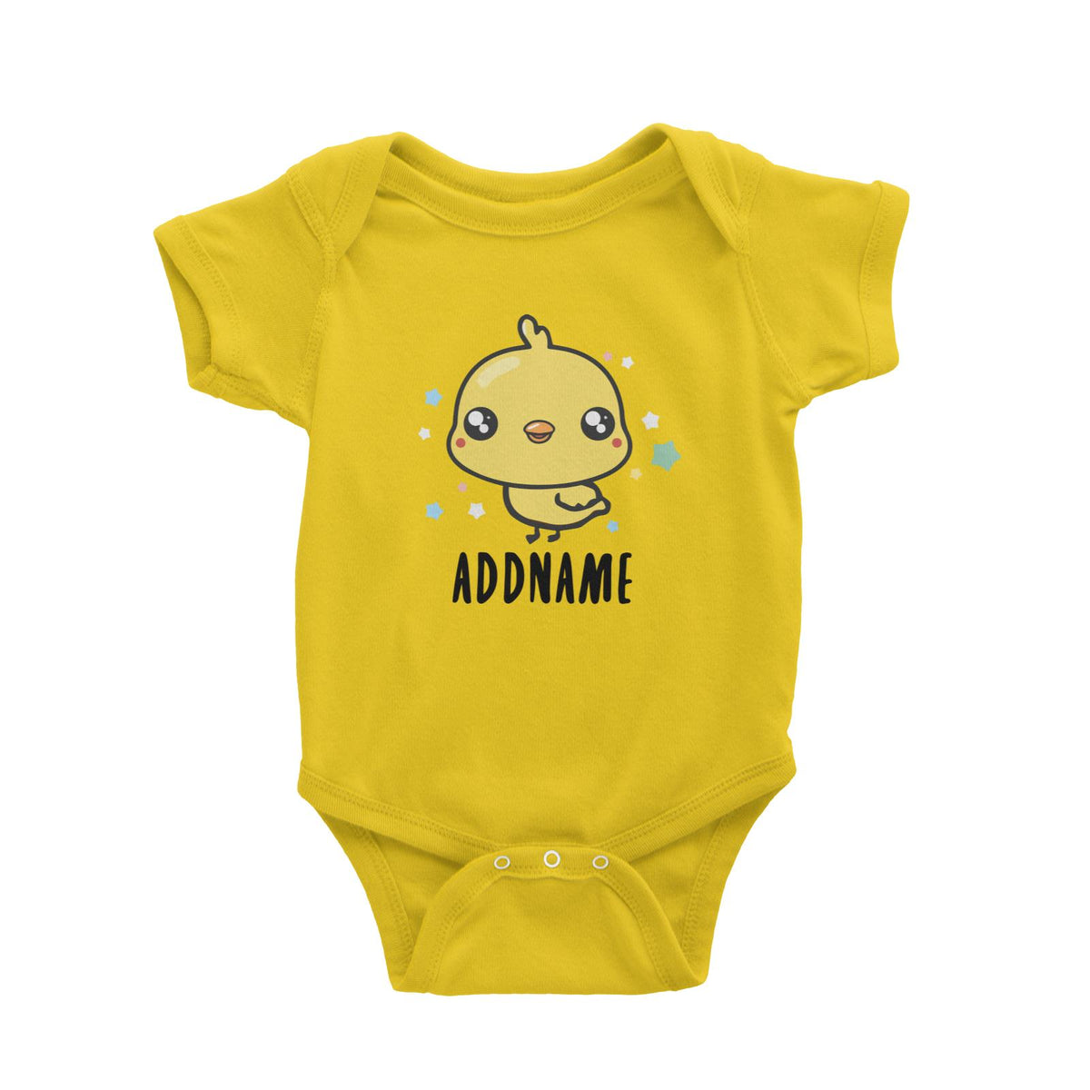 Cute Chick Addname Baby Romper