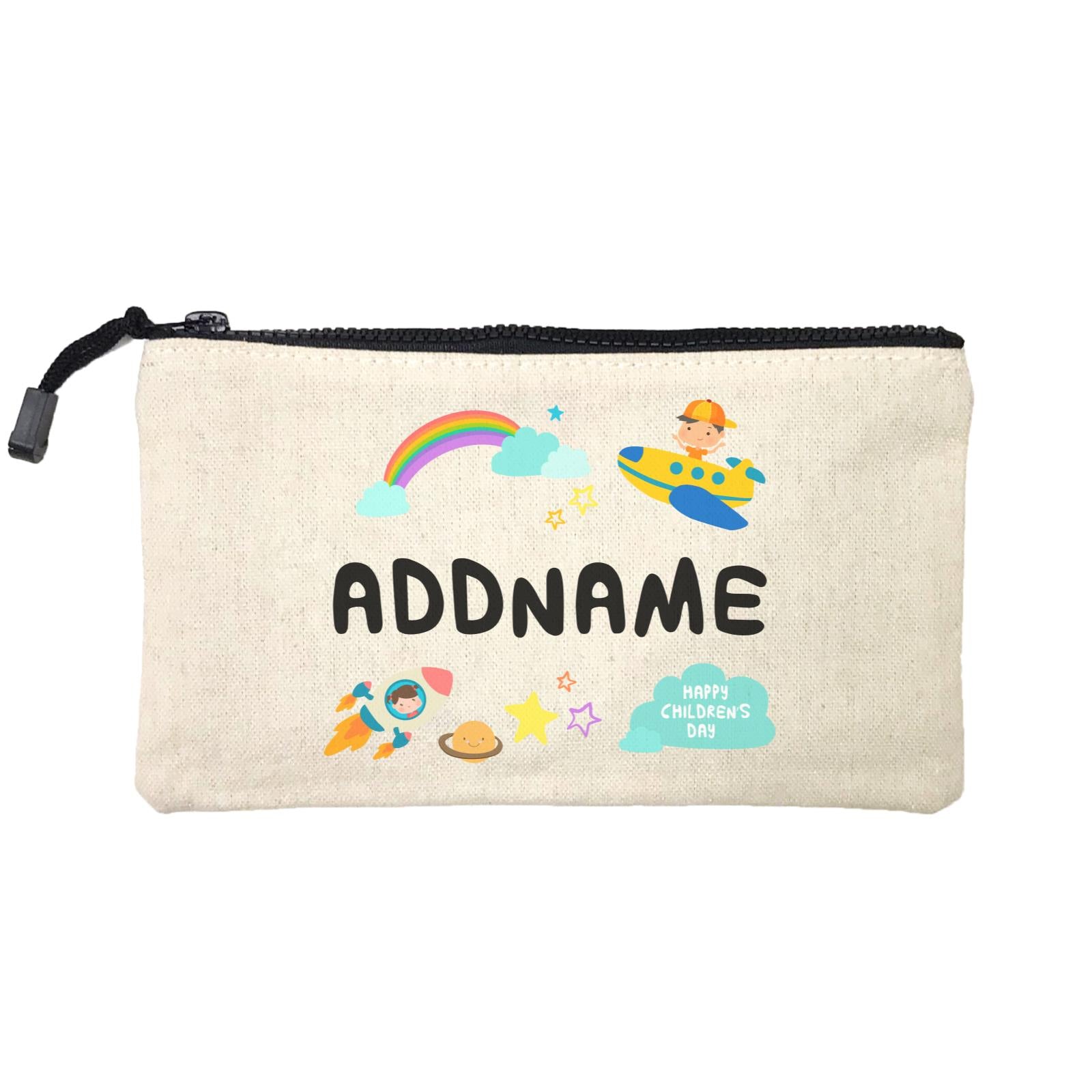 Children's Day Gift Series Adventure Boy Space Rainbow Addname SP Stationery Pouch