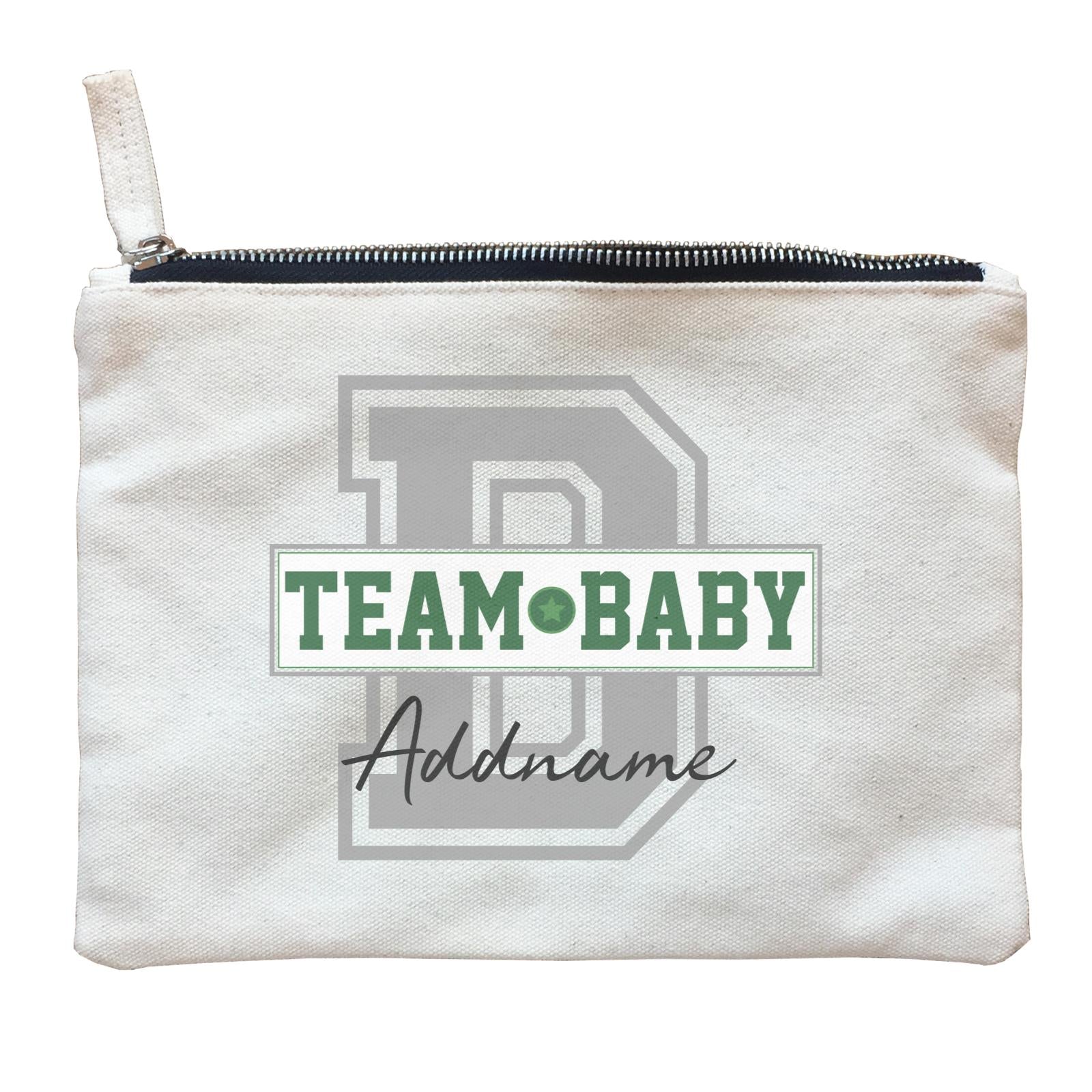Team Baby Addname Zipper Pouch