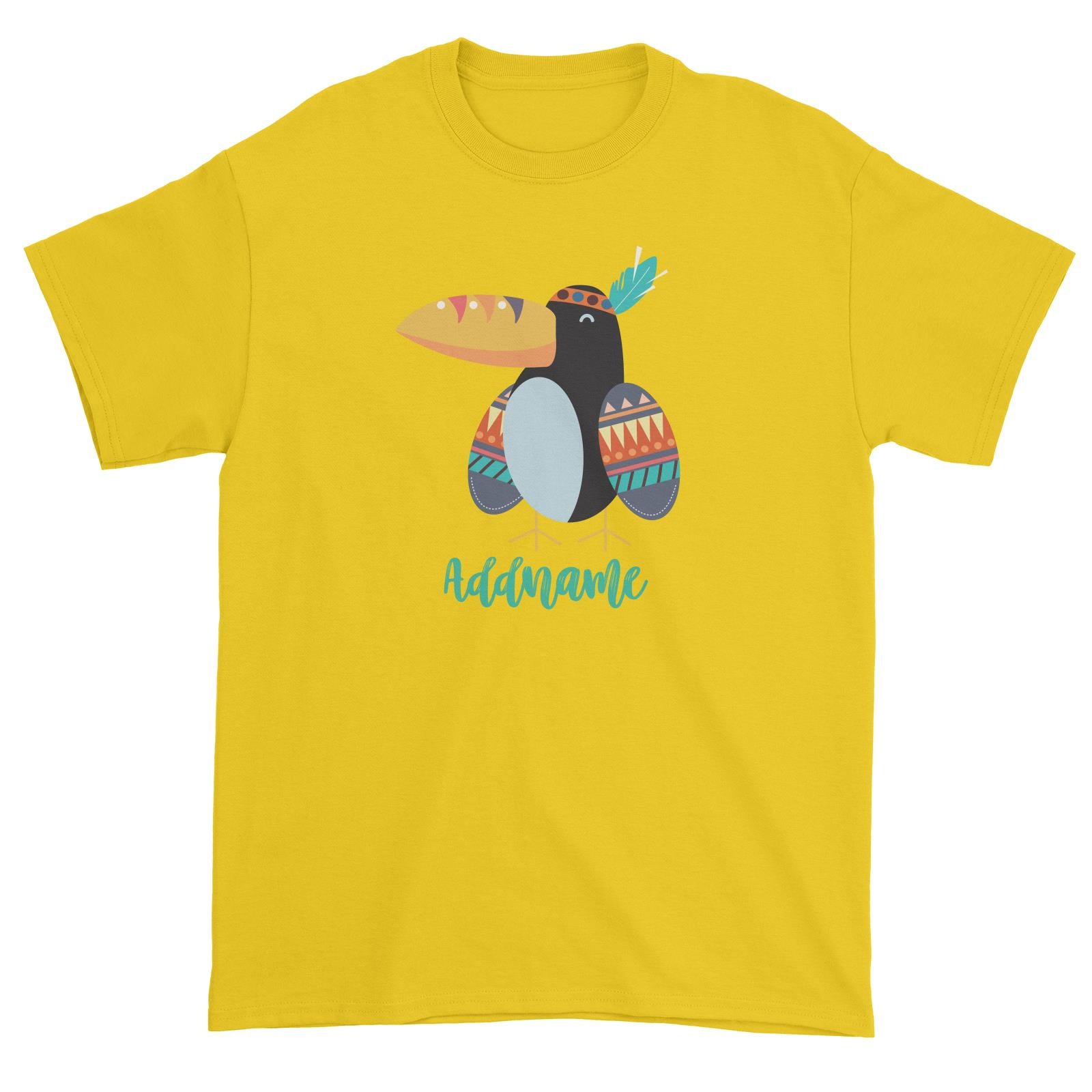 Animal Tribal Bird Addname Unisex T-Shirt