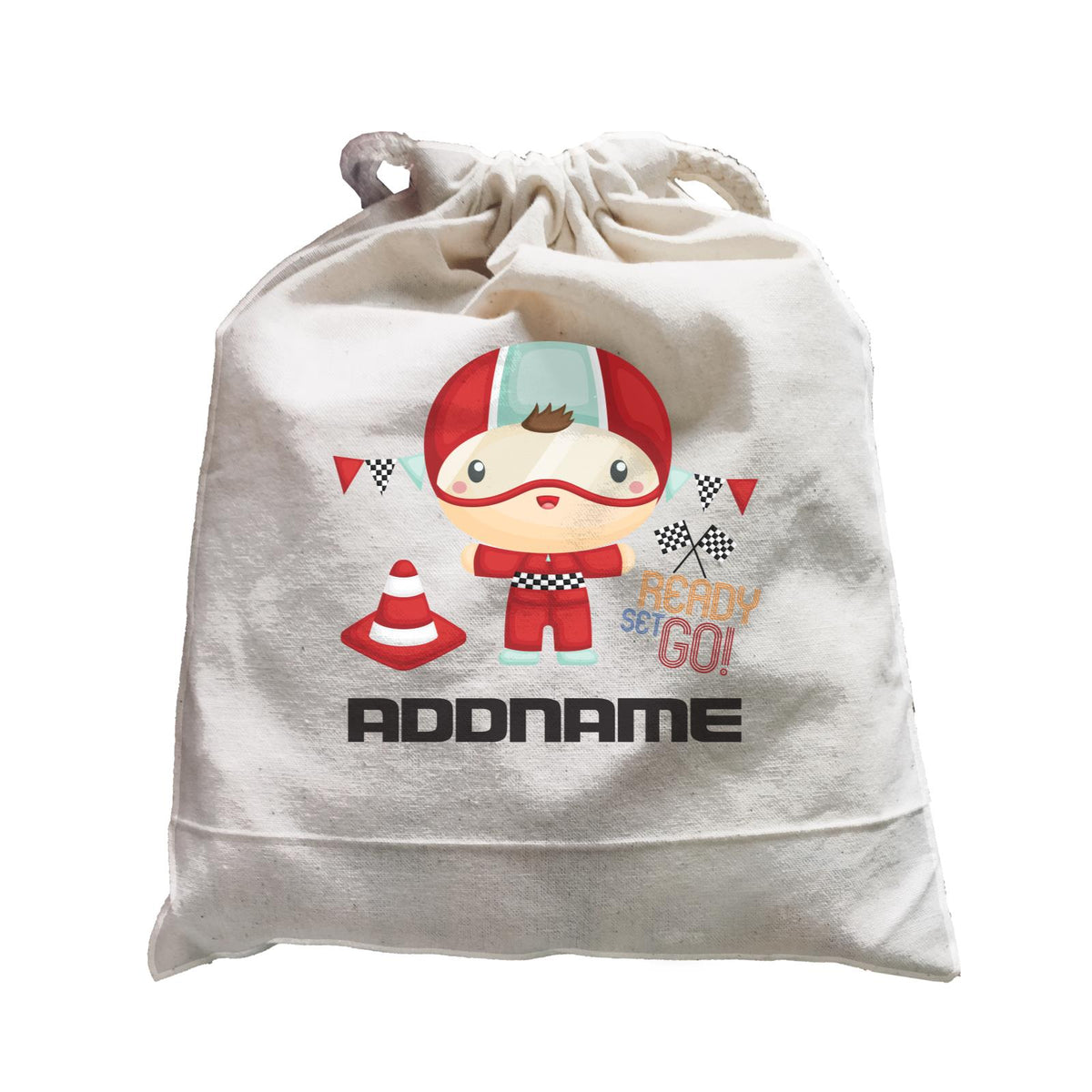 Birthday Cars Race Racer Boy Ready Set Go Addname Satchel