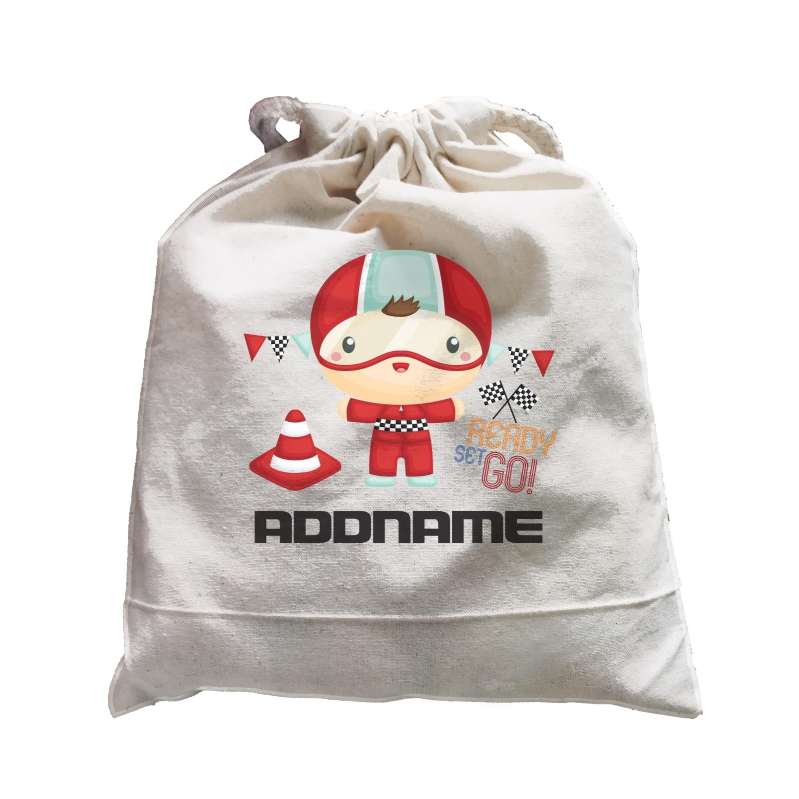 Birthday Cars Race Racer Boy Ready Set Go Addname Satchel