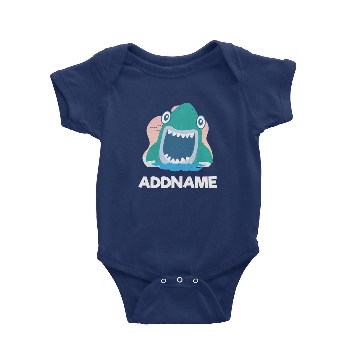 Cute Shark  Baby Romper