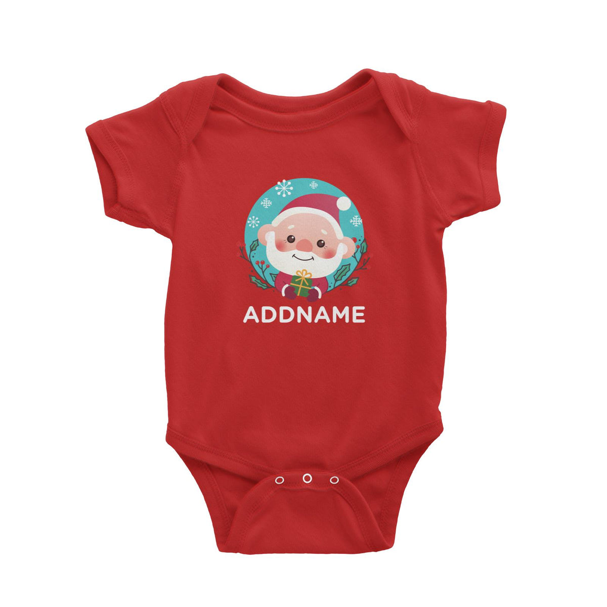 Christmas Cute Animal Series Cute Santa Baby Romper