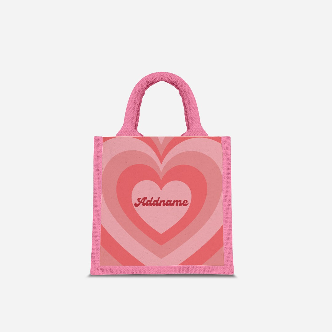 Affection Series Half Lining Lunch Bag  - Blossom Light Pink