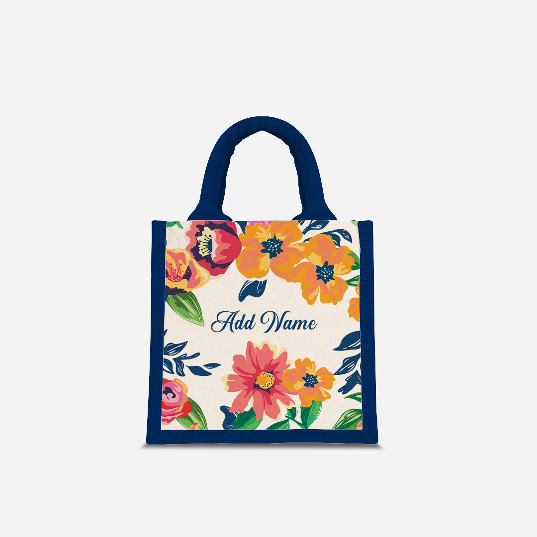 Deborah Series Half Lining Lunch Bag  - Celeste Navy