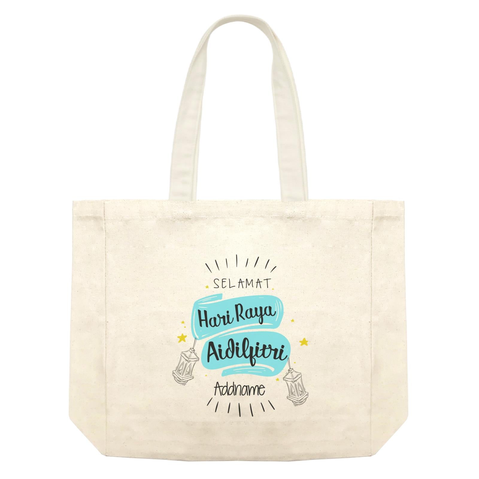 Raya Banner Selamat Hari Raya Aidilfitri Addname Shopping Bag
