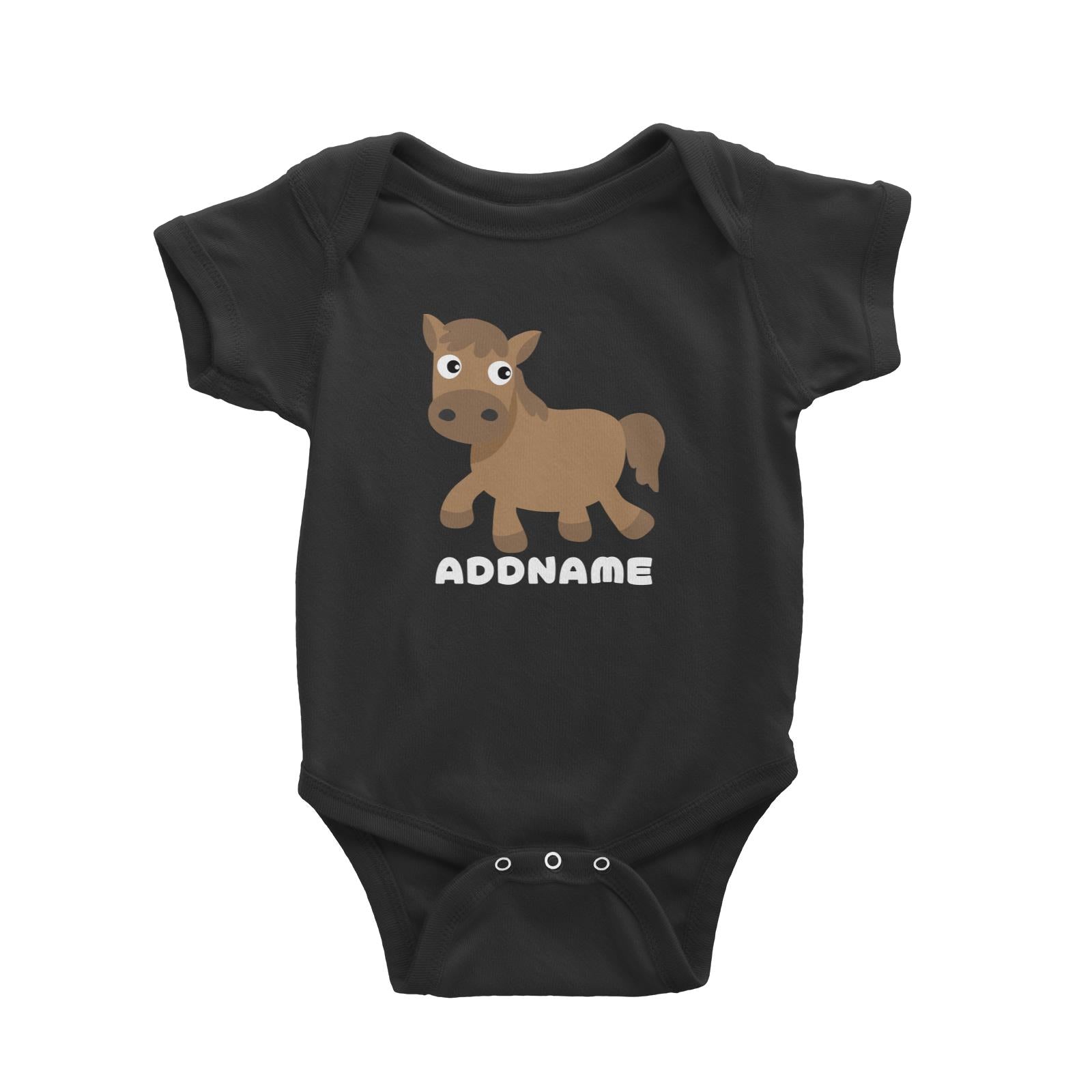 Farm Horse Addname Baby Romper