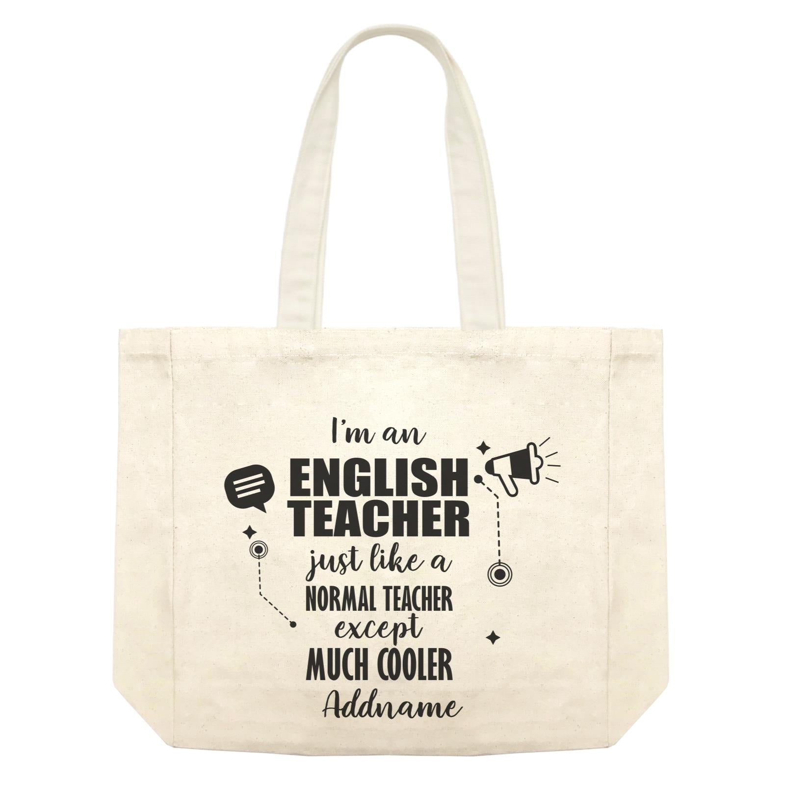 Subject Teachers 3 I'm A English Teacher Addname Shopping Bag