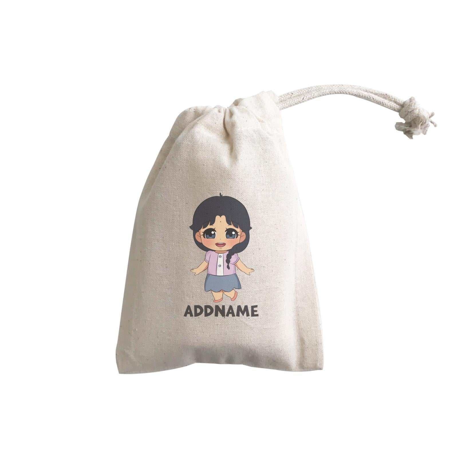 Children's Day Gift Series Little Indian Girl Addname  Gift Pouch