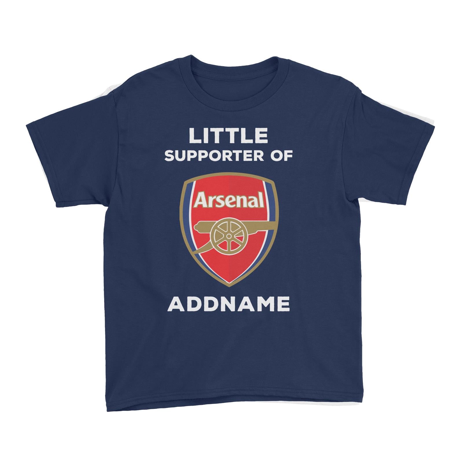 Arsenal FC Little Supporter Personalizable with Name Kid's T-Shirt