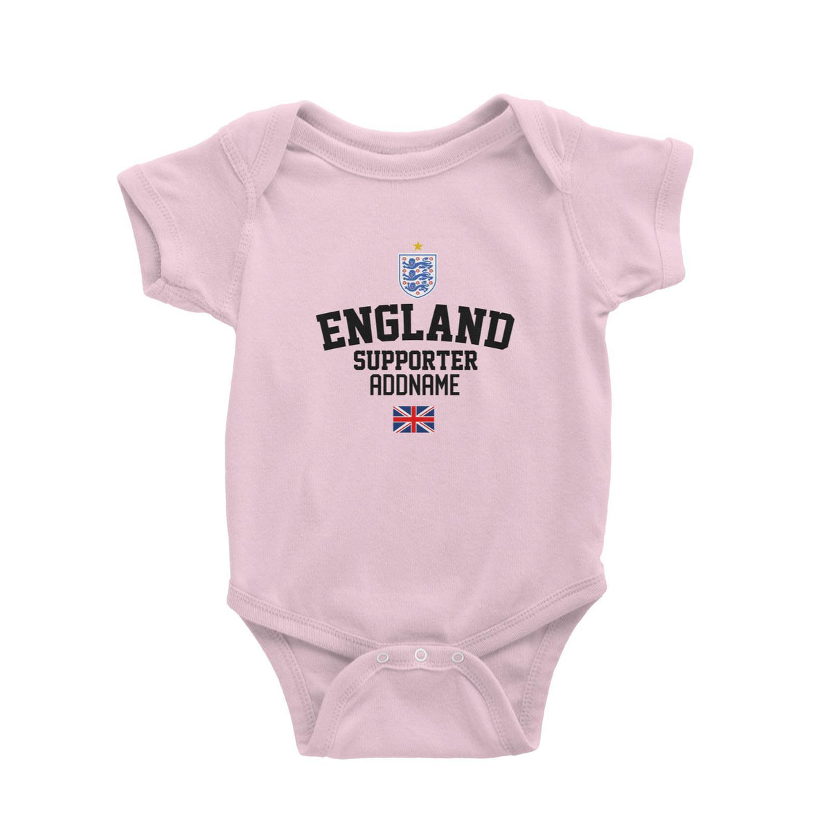 England Supporter World Cup Addname Baby Romper