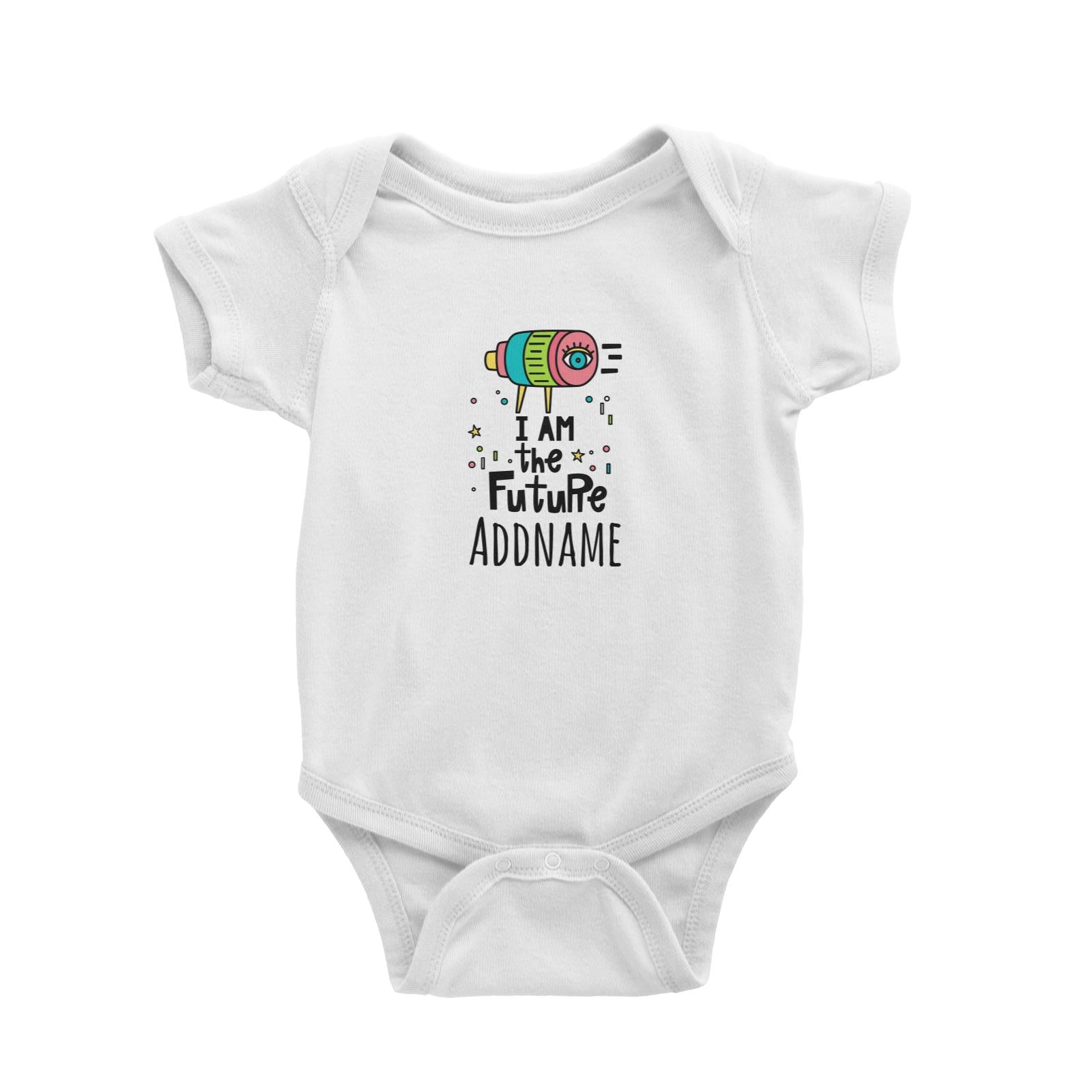 Drawn Baby Elements I Am The Future Addname Baby Romper