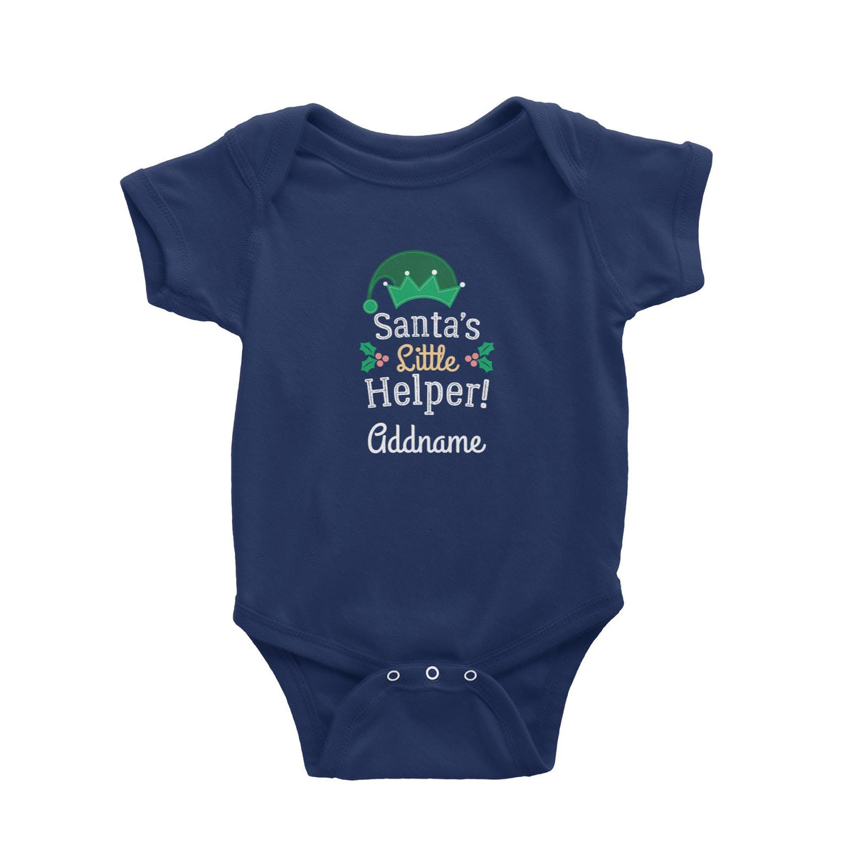 Christmas Series Santa's Little Helper Baby Romper
