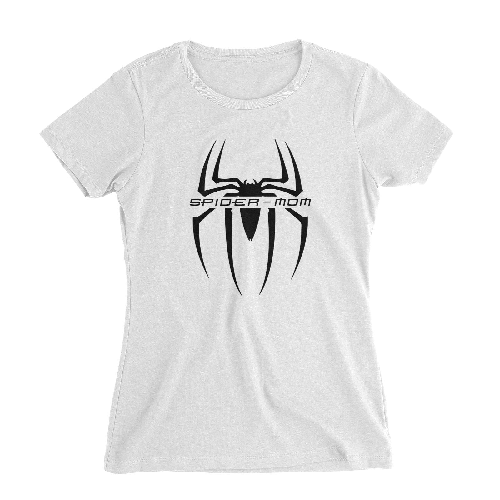 Superhero Spider Mom Women's Slim Fit T-Shirt  Matching Family