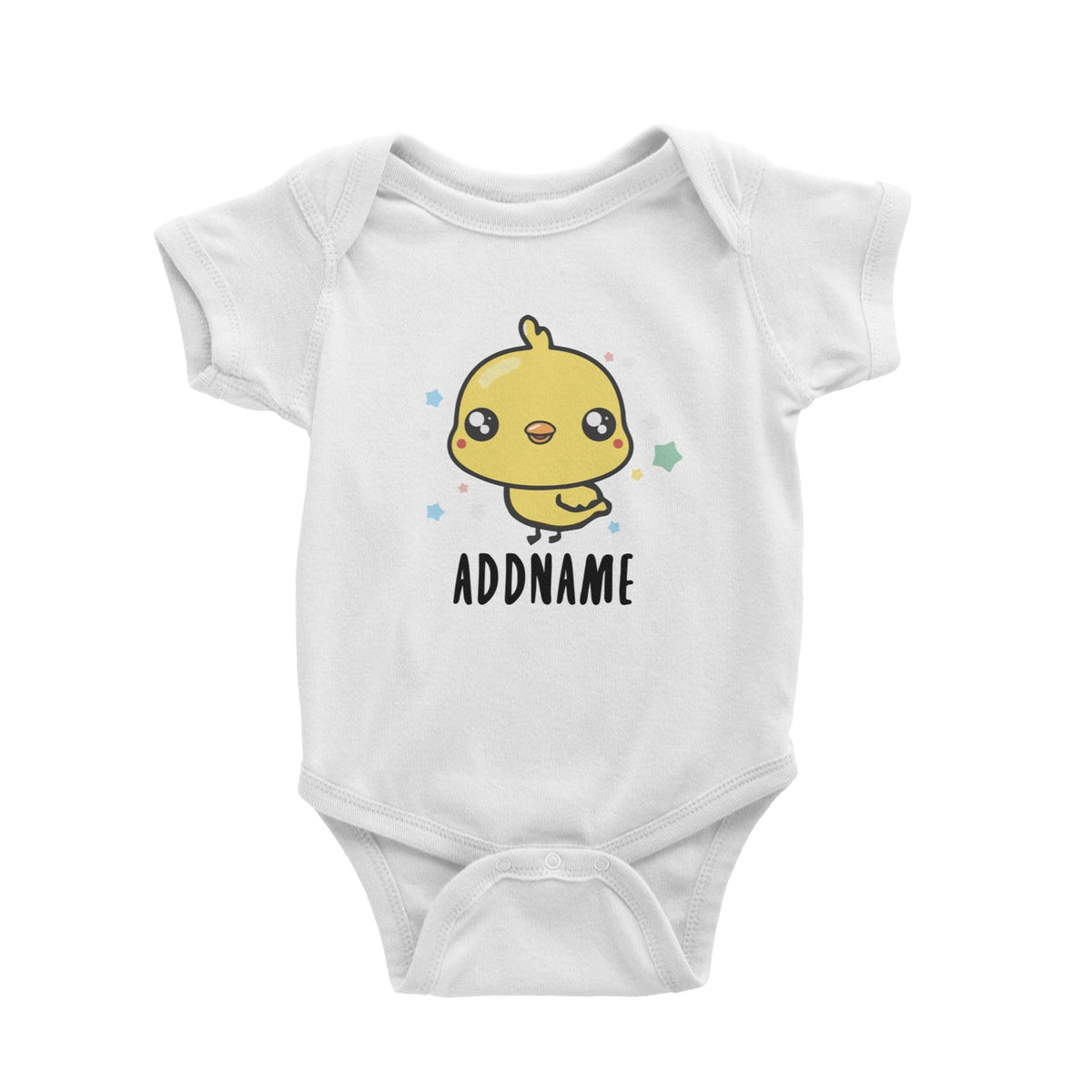Cute Chick Addname Baby Romper