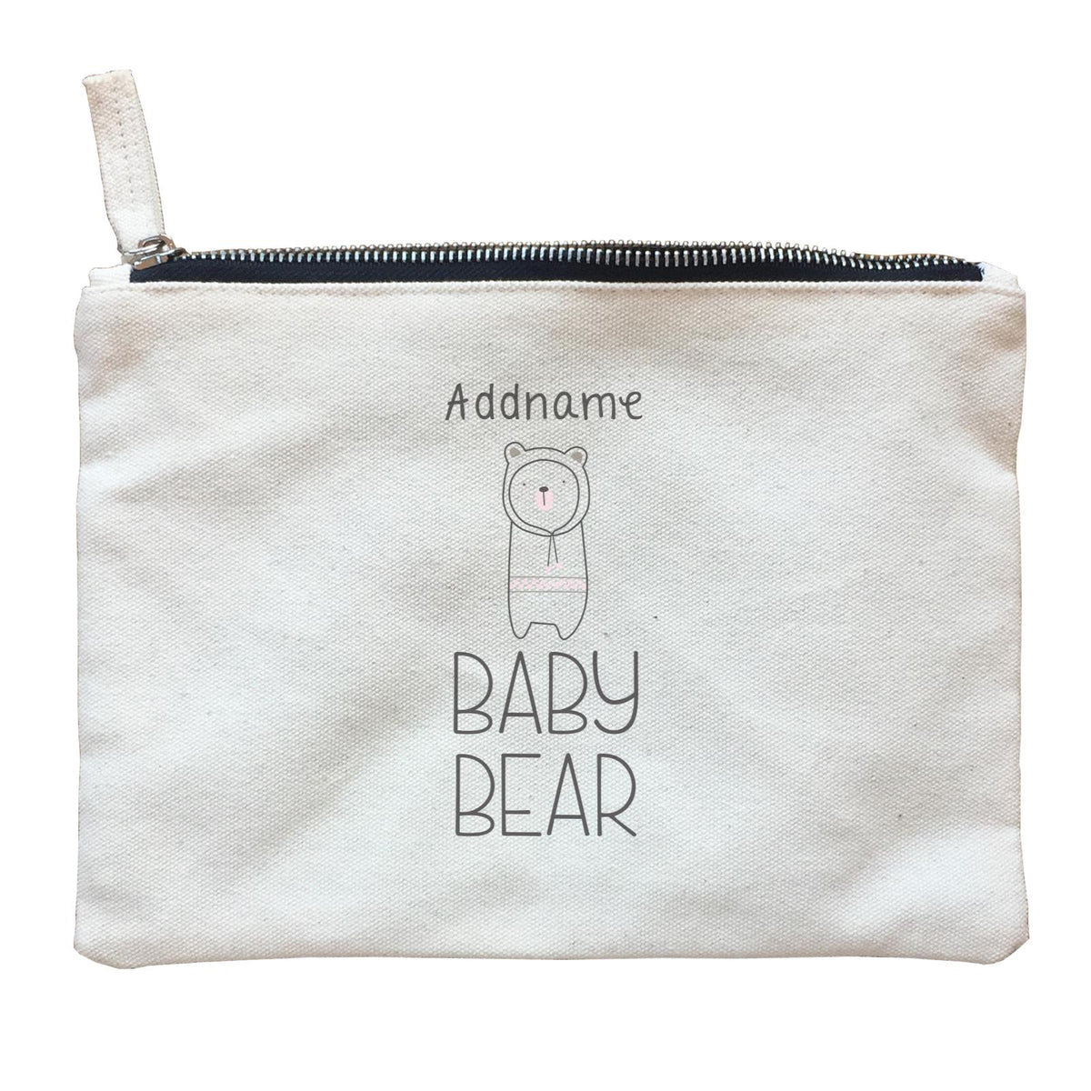 Cute Animals and Friends Series 2 Bear Addname Baby Bear Zipper Pouch