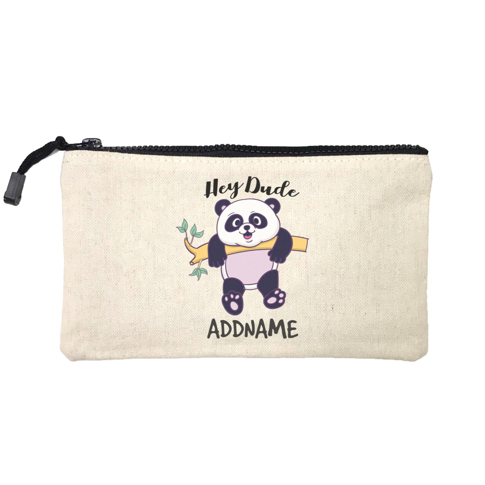 Cool Cute Animals Bear Hey Dude Panda Addname Mini Accessories Stationery Pouch