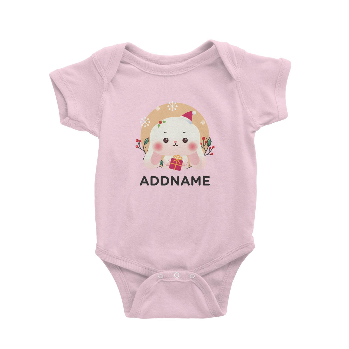 Christmas Cute Animal Series Cute Rabbit Baby Romper