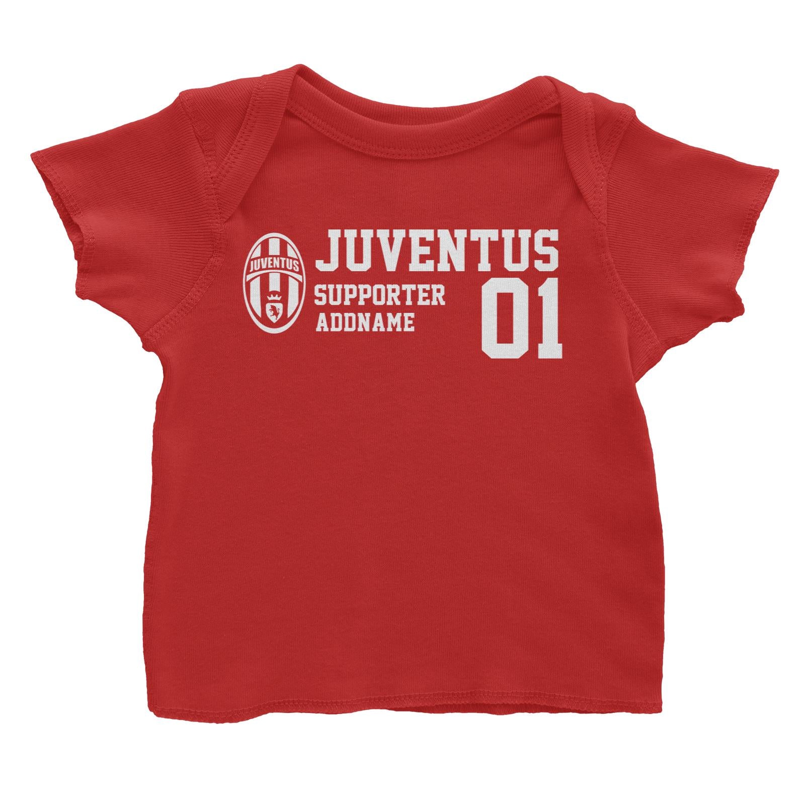 Juventus Football Supporter Addname Baby T-Shirt