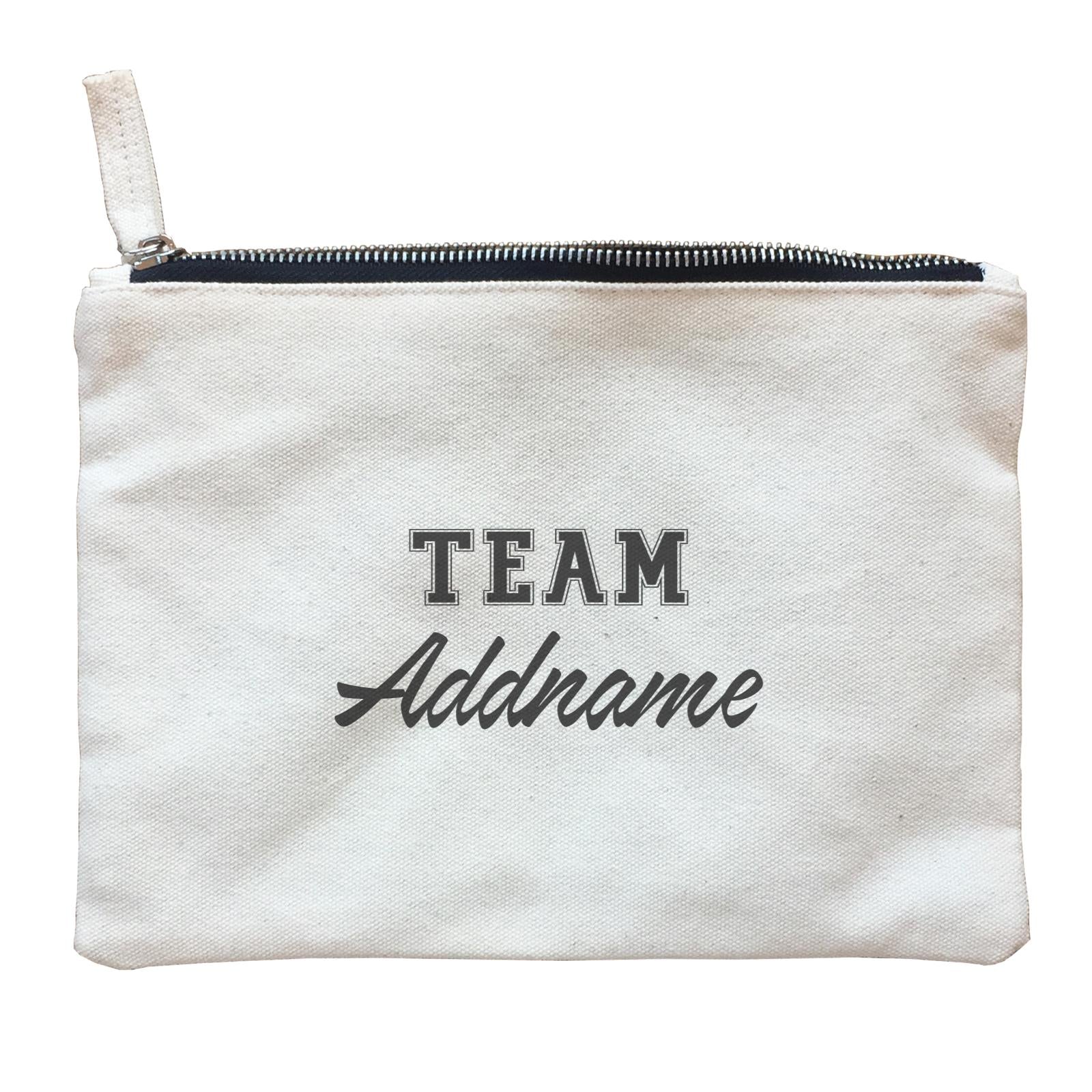 Team Family Addname Accessories Zipper Pouch