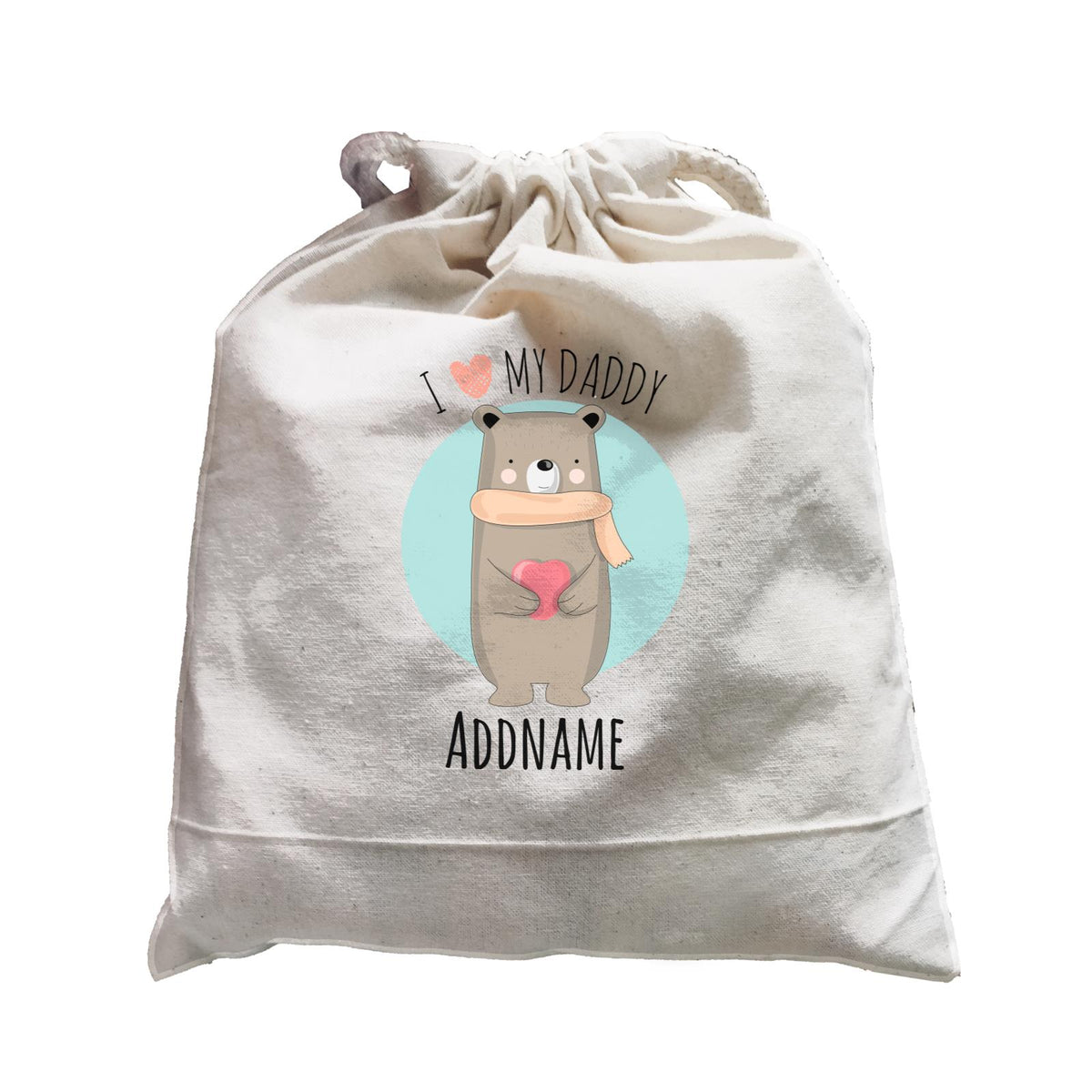 Sweet Animals Sketches Bear I Love My Daddy Satchel
