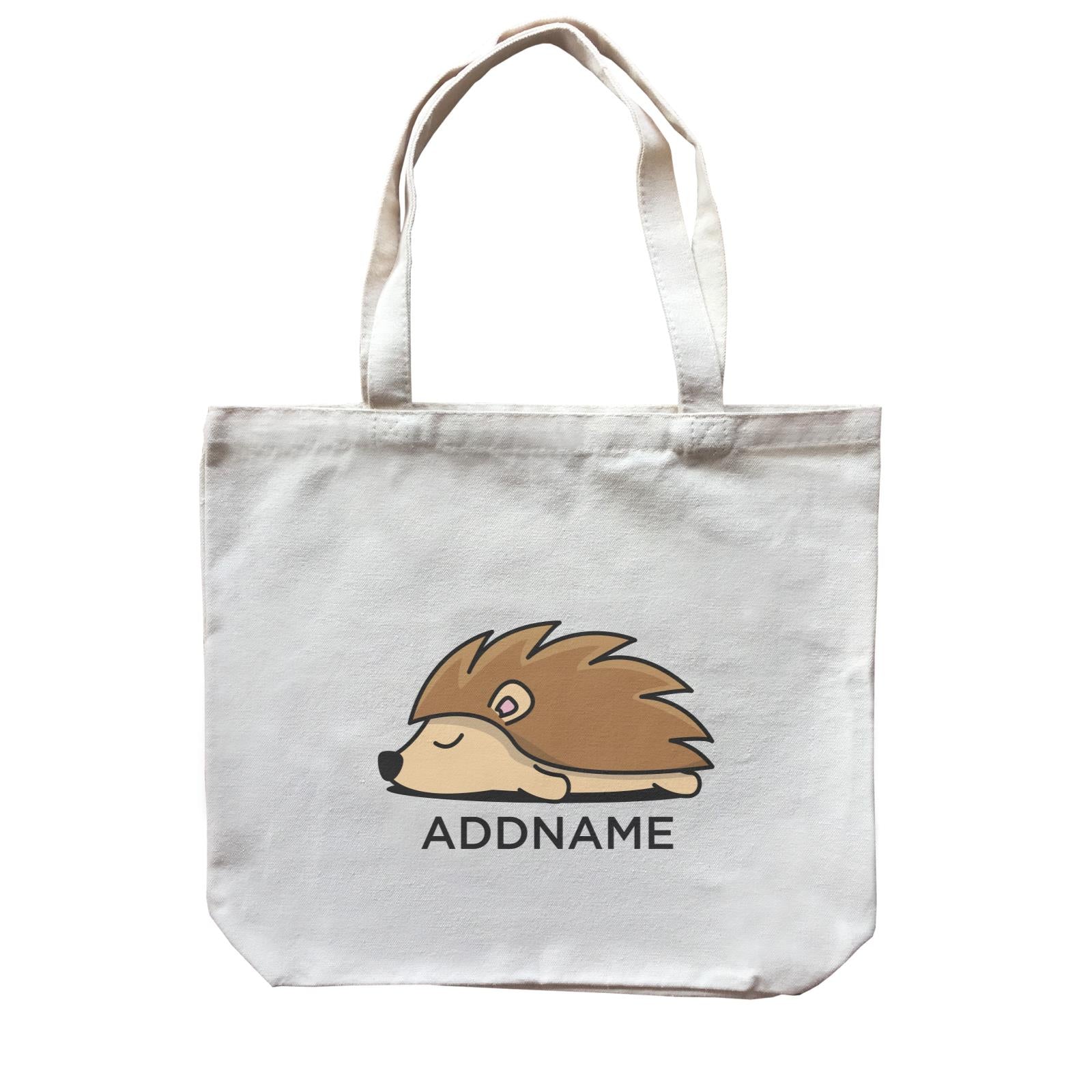 Lazy Porcuppine Addname Canvas Bag
