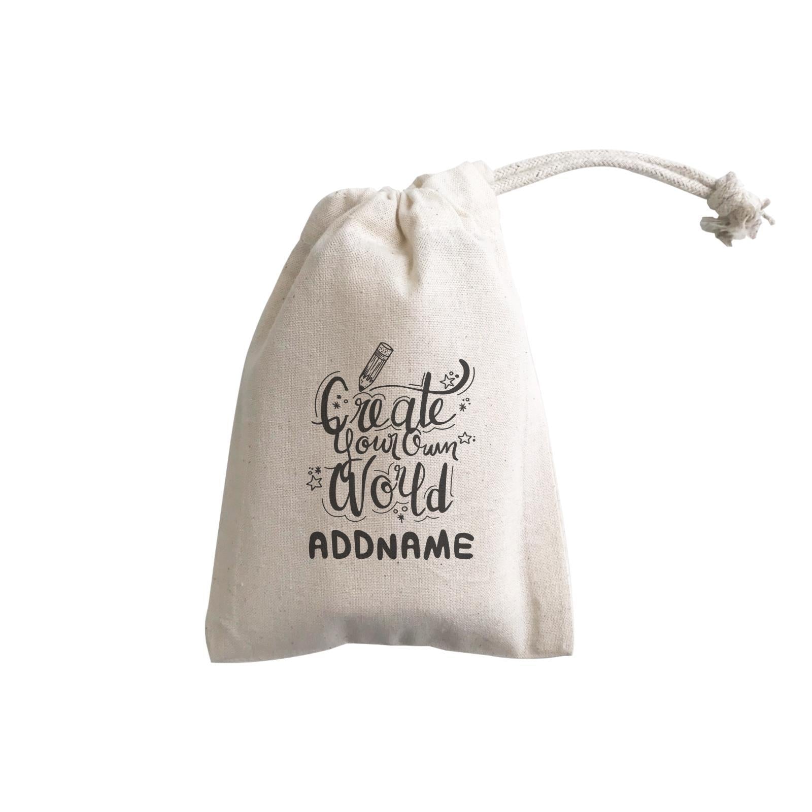Children's Day Gift Series Create Your Own World Addname  Gift Pouch