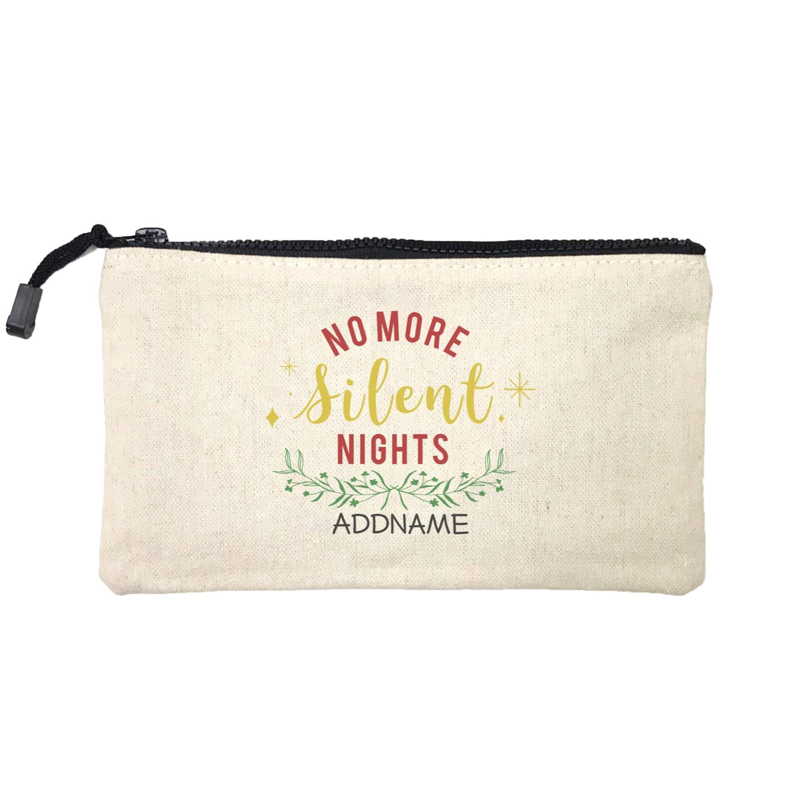Xmas No More Silent Nights Mini Accessories Stationery Pouch