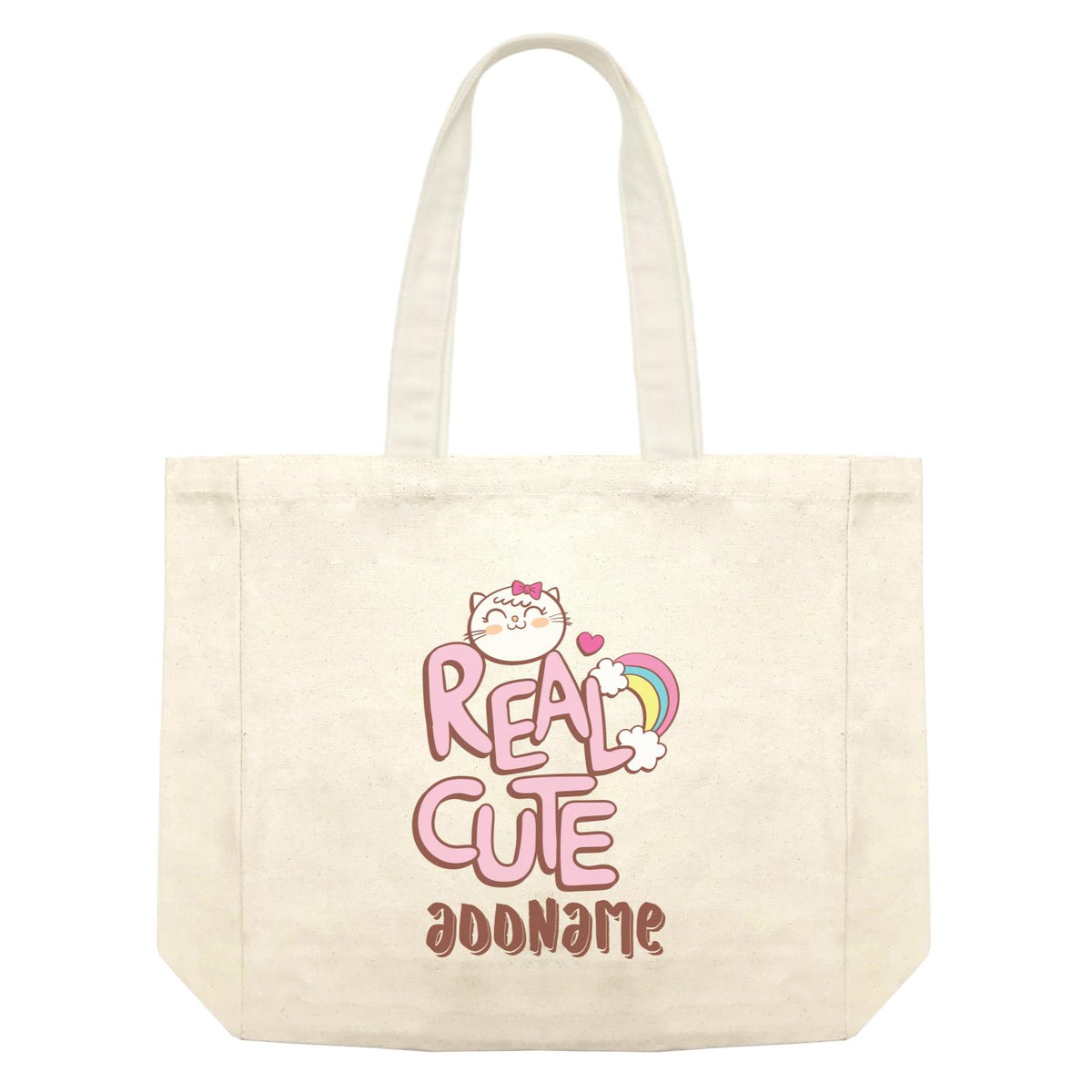 Cool Cute Animals Cats Real Cute Addname Shopping Bag