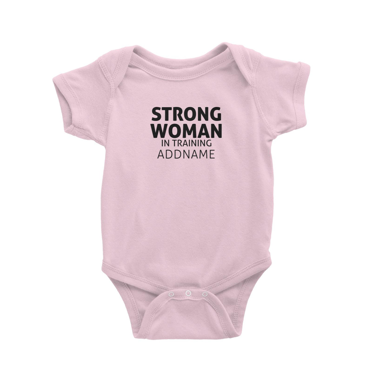 Strong Woman In Training Baby Romper