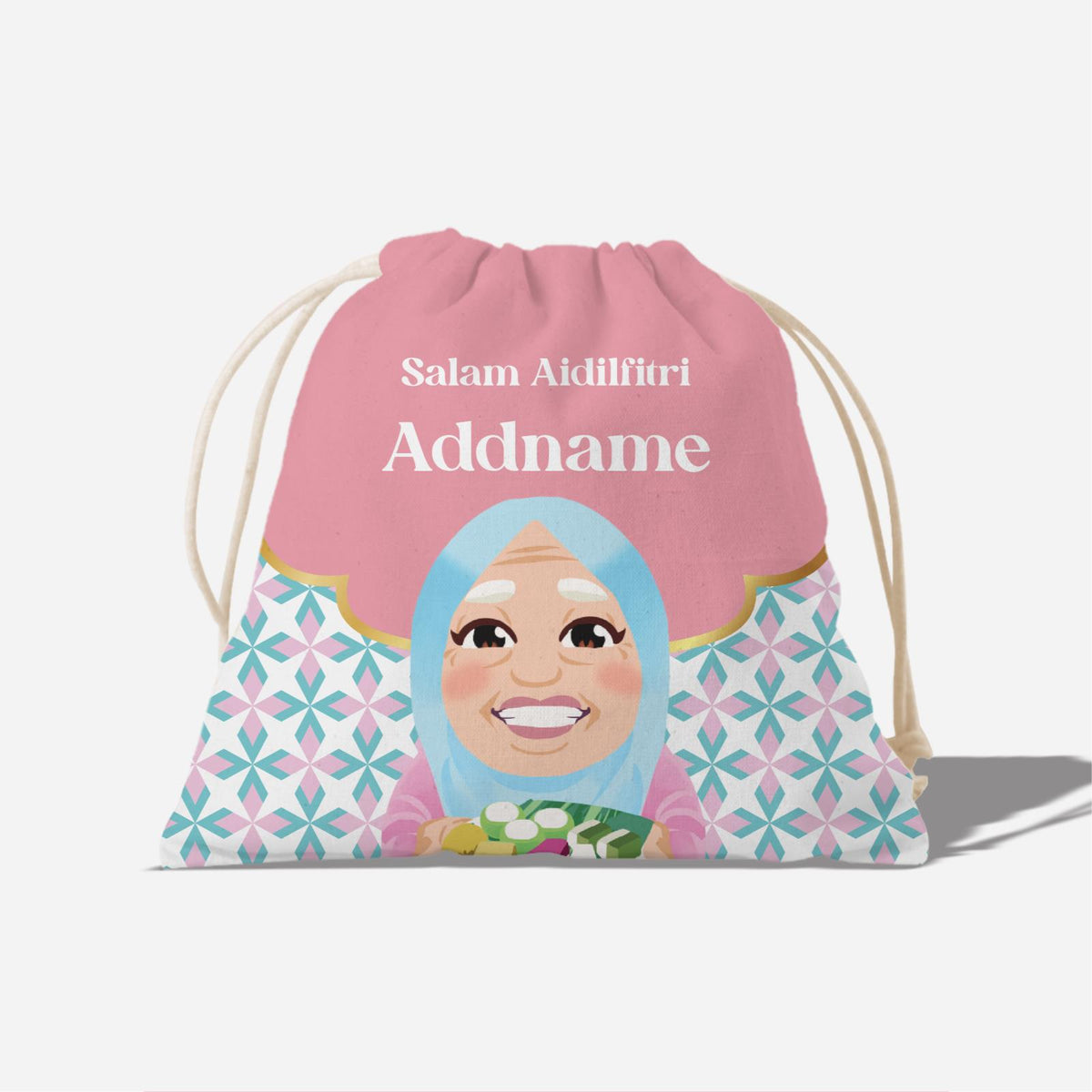 Seindah Lebaran Full Print Satchel - Opah