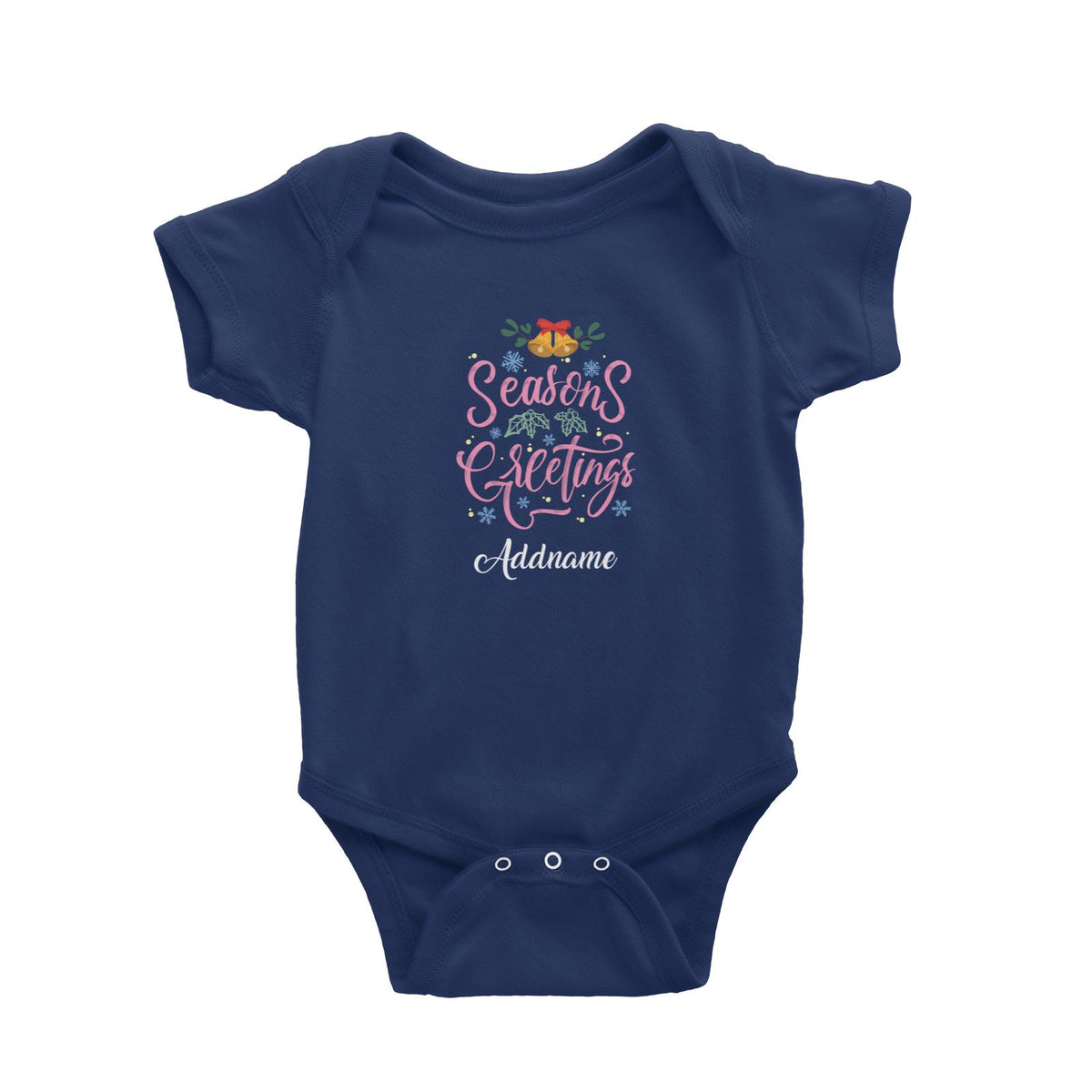 Christmas Series Season's Greetings Baby Romper