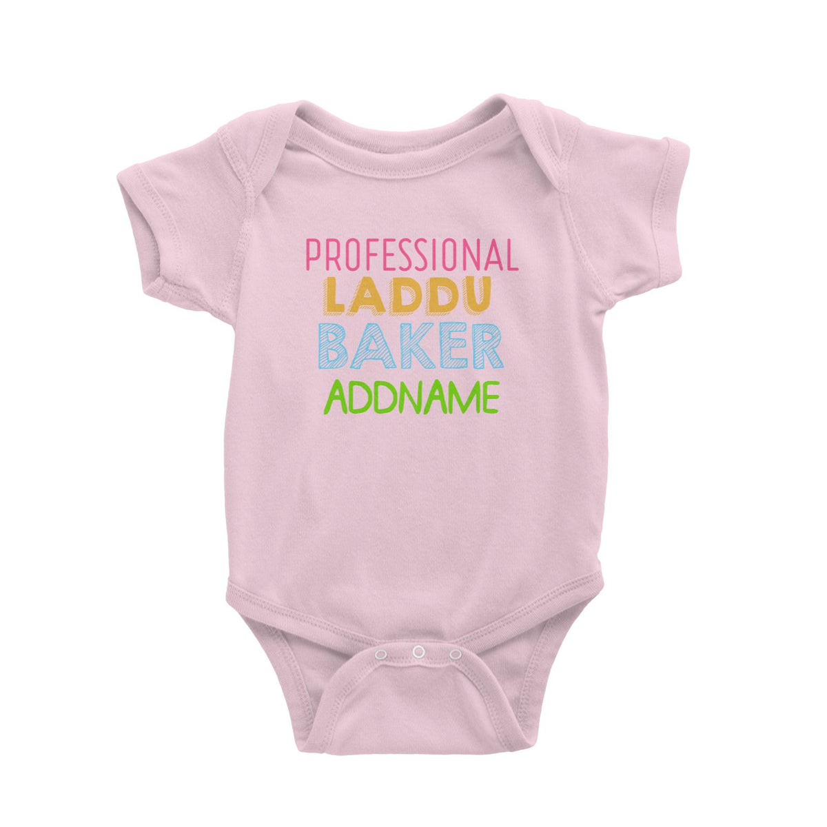Professional Laddu Baker Addname Baby Romper
