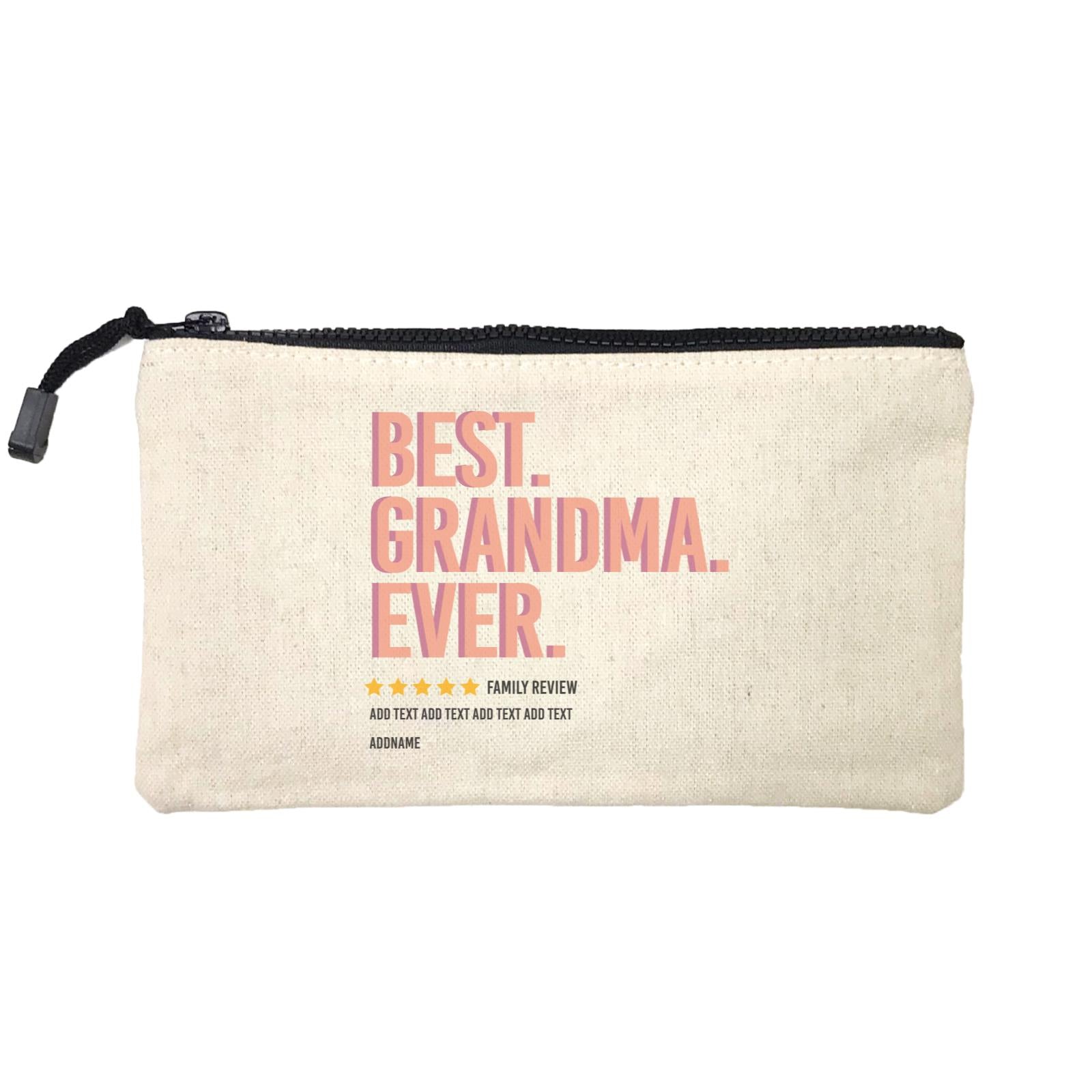 Awesome Mom 1 Best Grandma Ever Family Review Add Text And Addname Mini Accessories Stationery Pouch