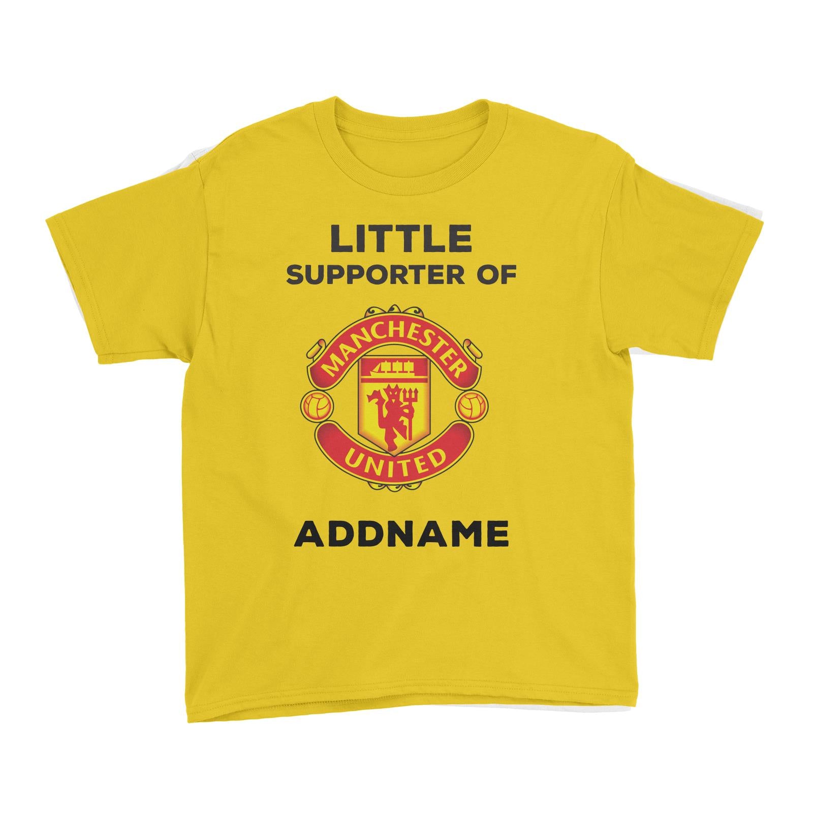 Manchester United FC Little Supporter Personalizable with Name Kid's T-Shirt