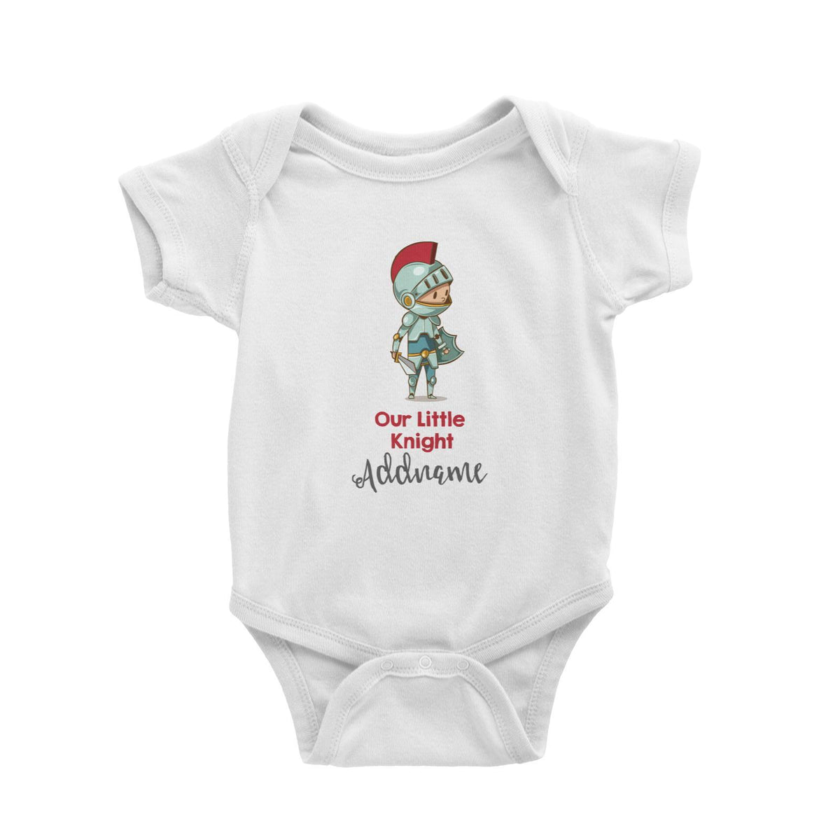 Our Little Knight in Armour 2 Addname Baby Romper
