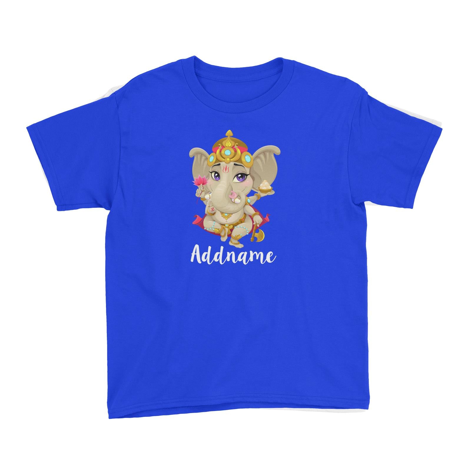 Artistic Ganesha Addname Kid's T-Shirt