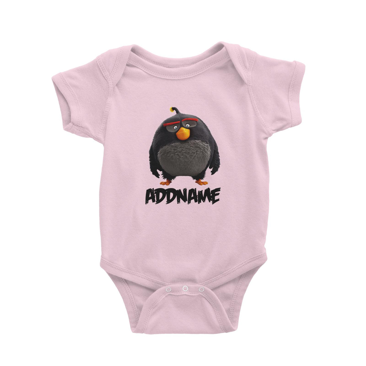 Angry Bird Bomb Addname Baby Romper