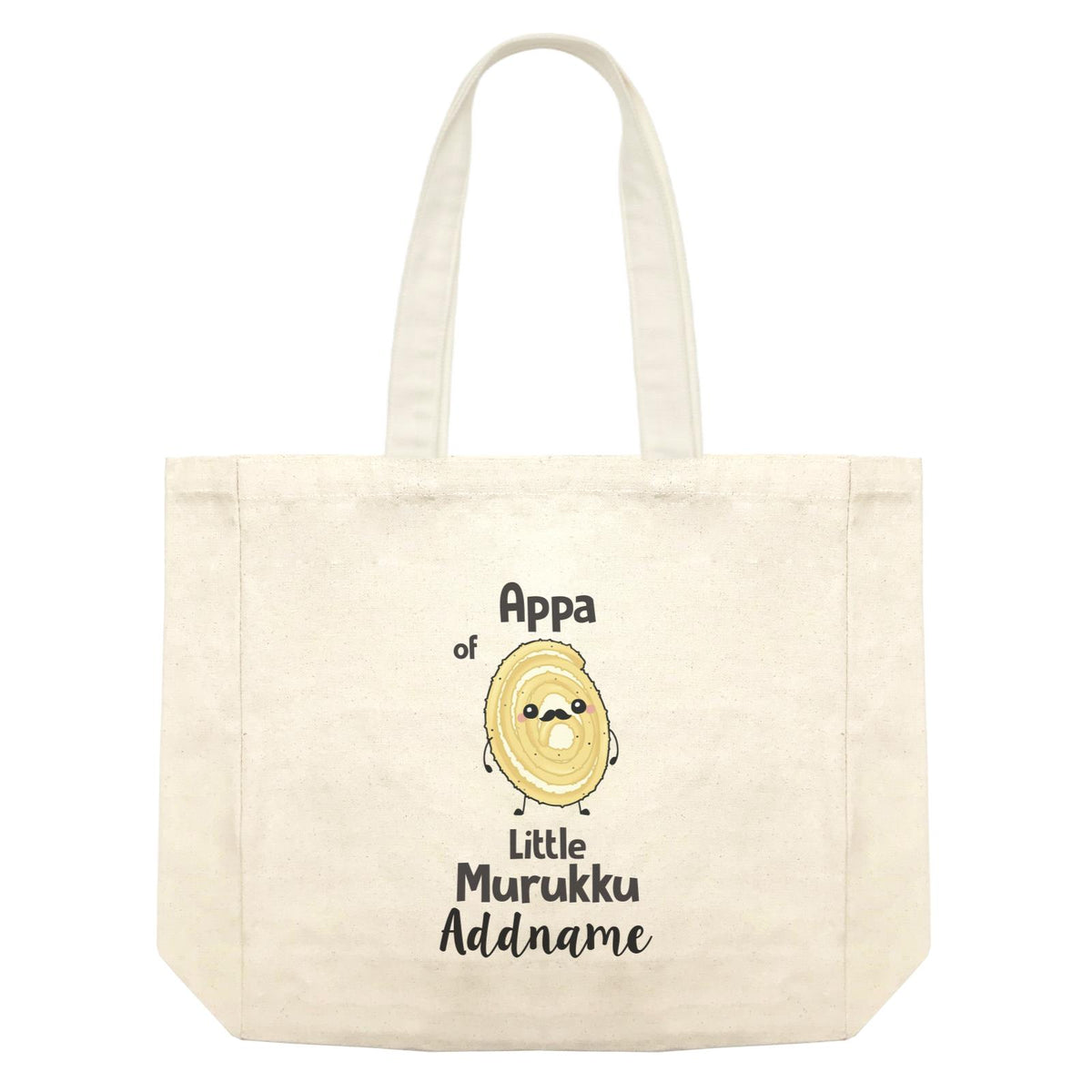 Deepavali Cute Appa Murukku Addname Shopping Bag