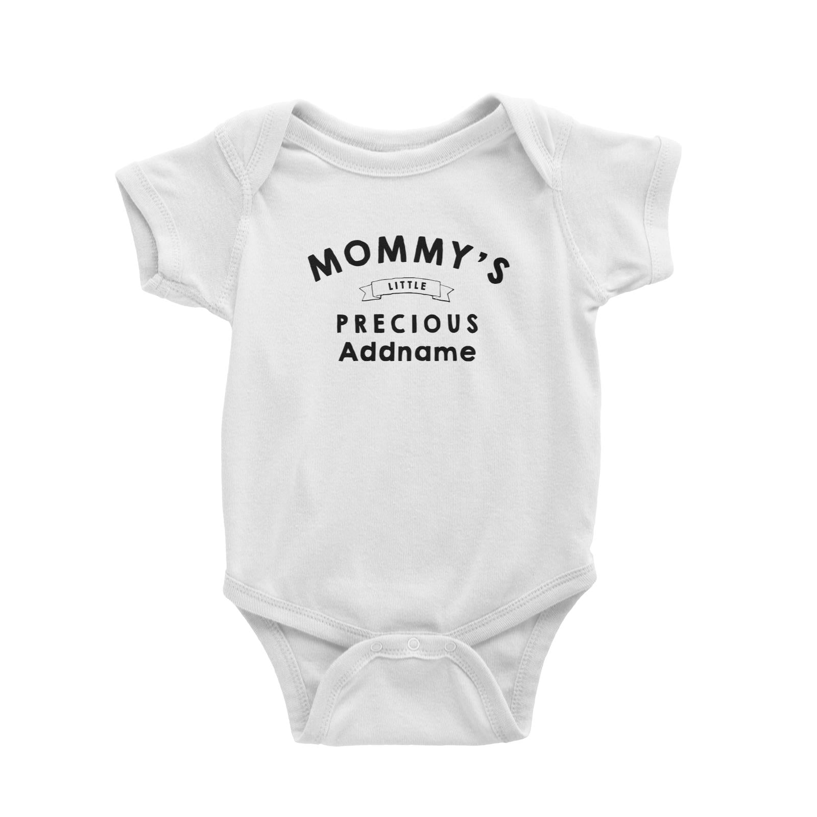 Mommy's Little Precious White Baby Romper