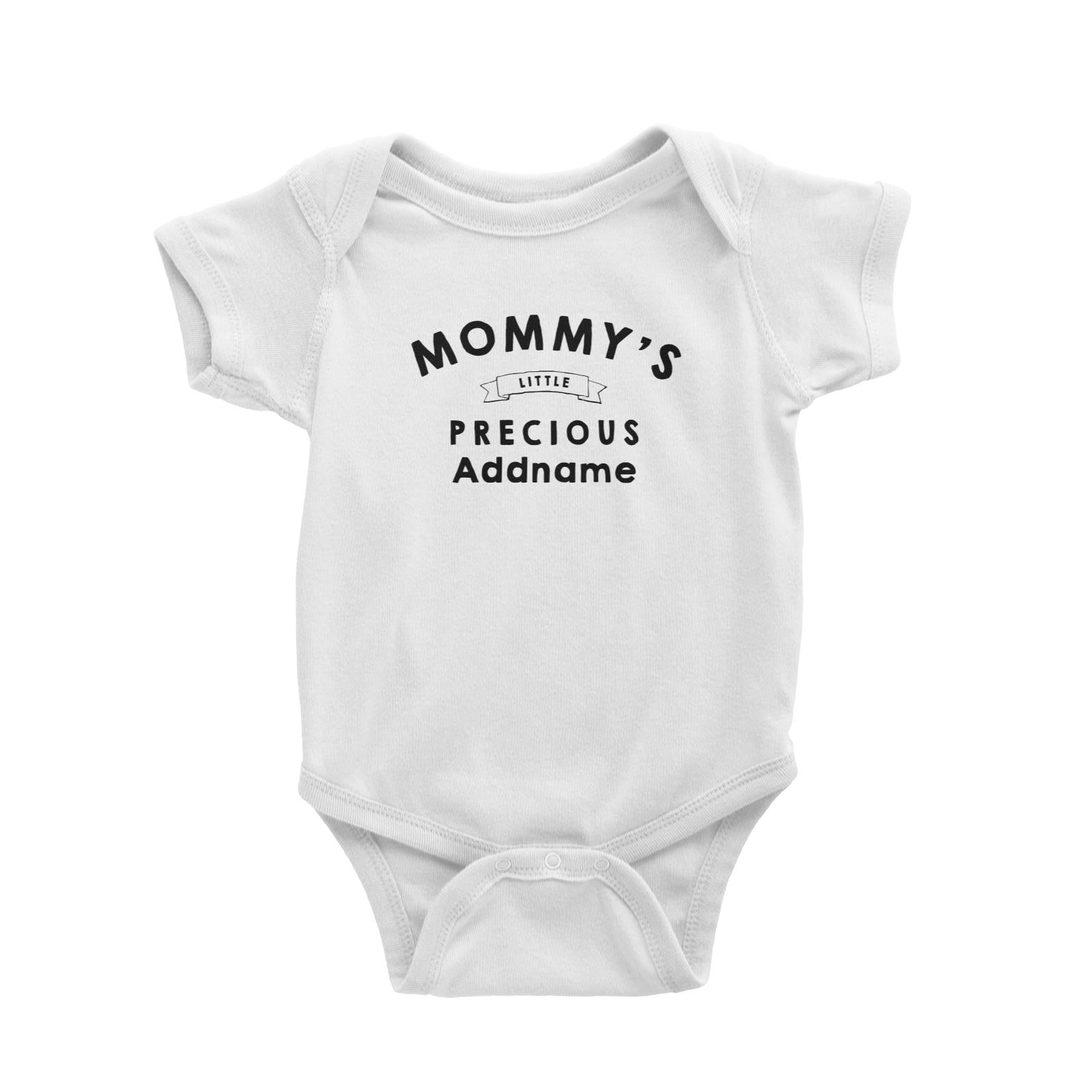 Mommy's Little Precious White Baby Romper