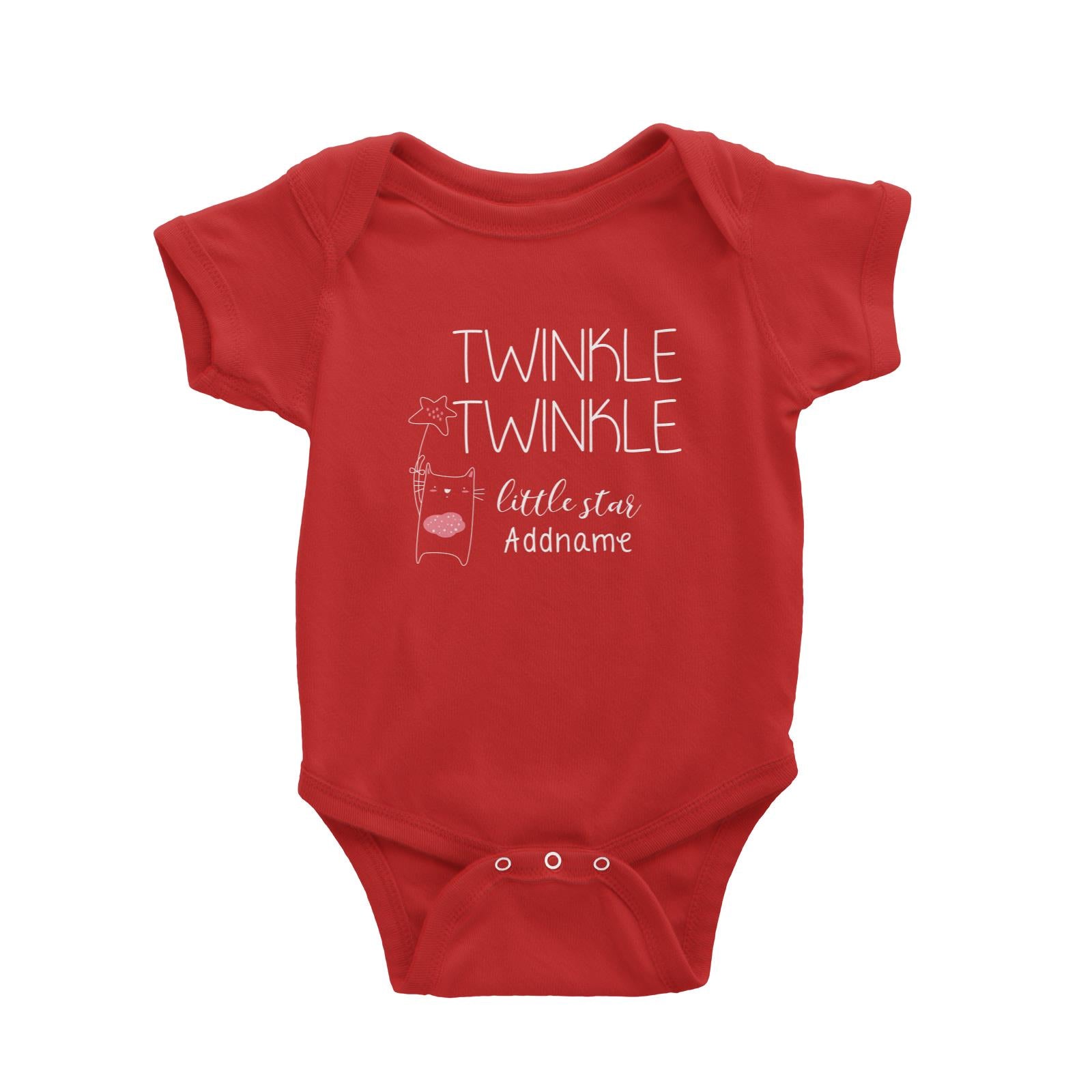 Cute Animals and Friends Series 2 Cat Twinkle Twinkle Little Star Addname Baby Romper