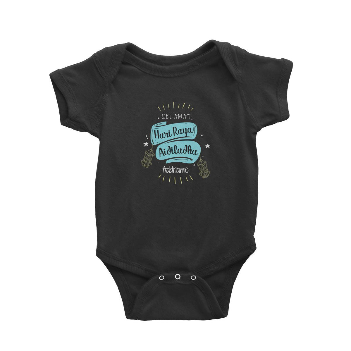 Raya Banner Selamat Hari Raya Aidiladha Addname Baby Romper