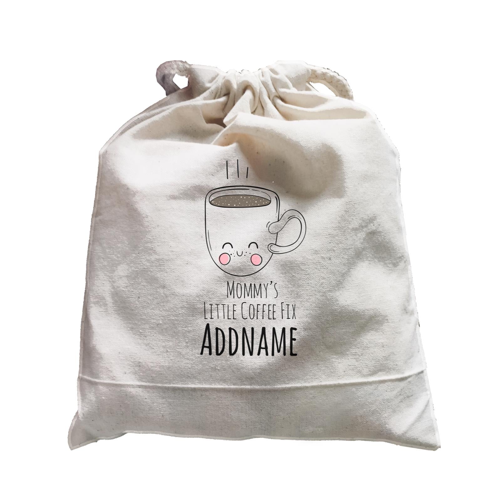 Drawn Sweet Snacks Mommy's Little Coffee Addname Satchel