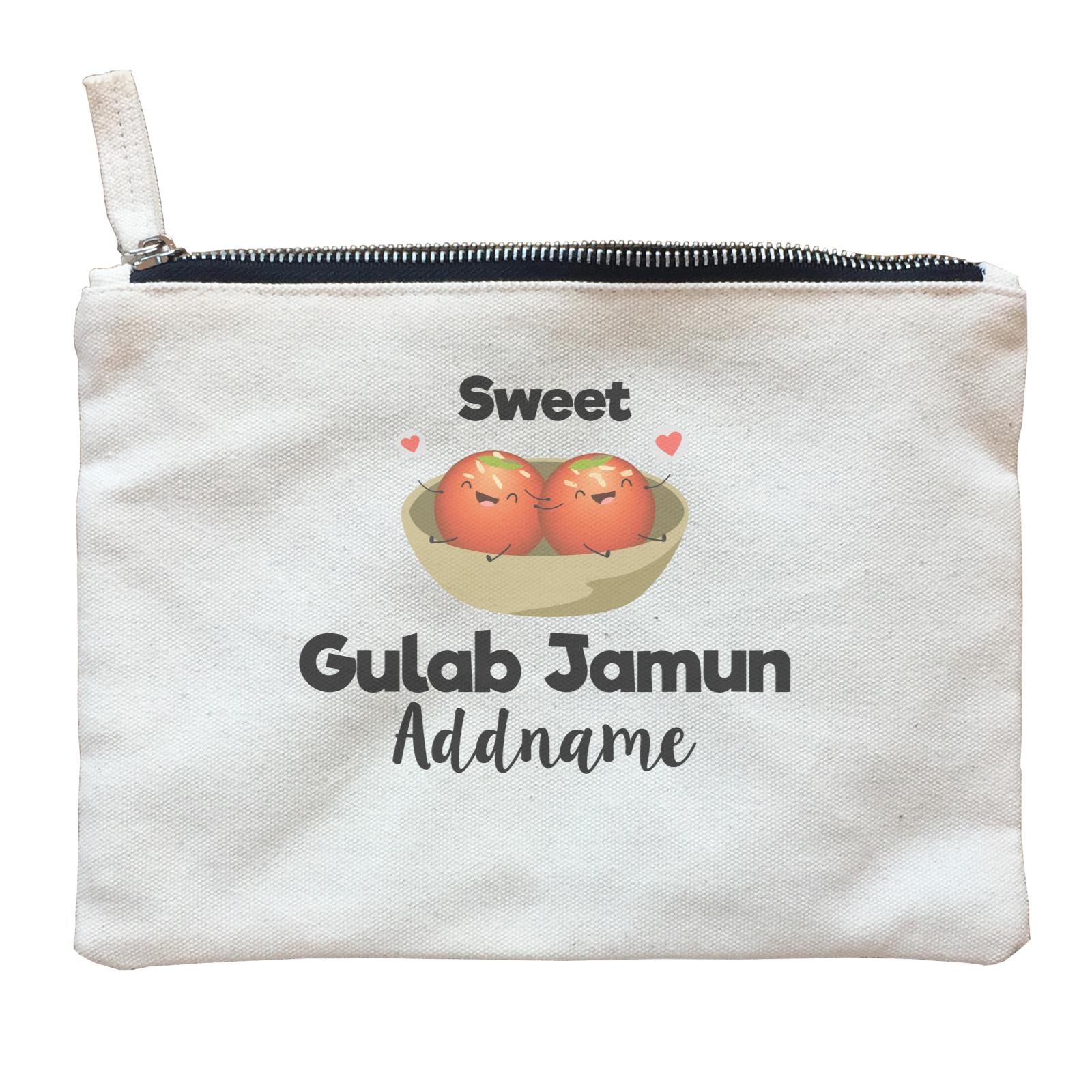 Sweet Gulab Jamun Addname Zipper Pouch