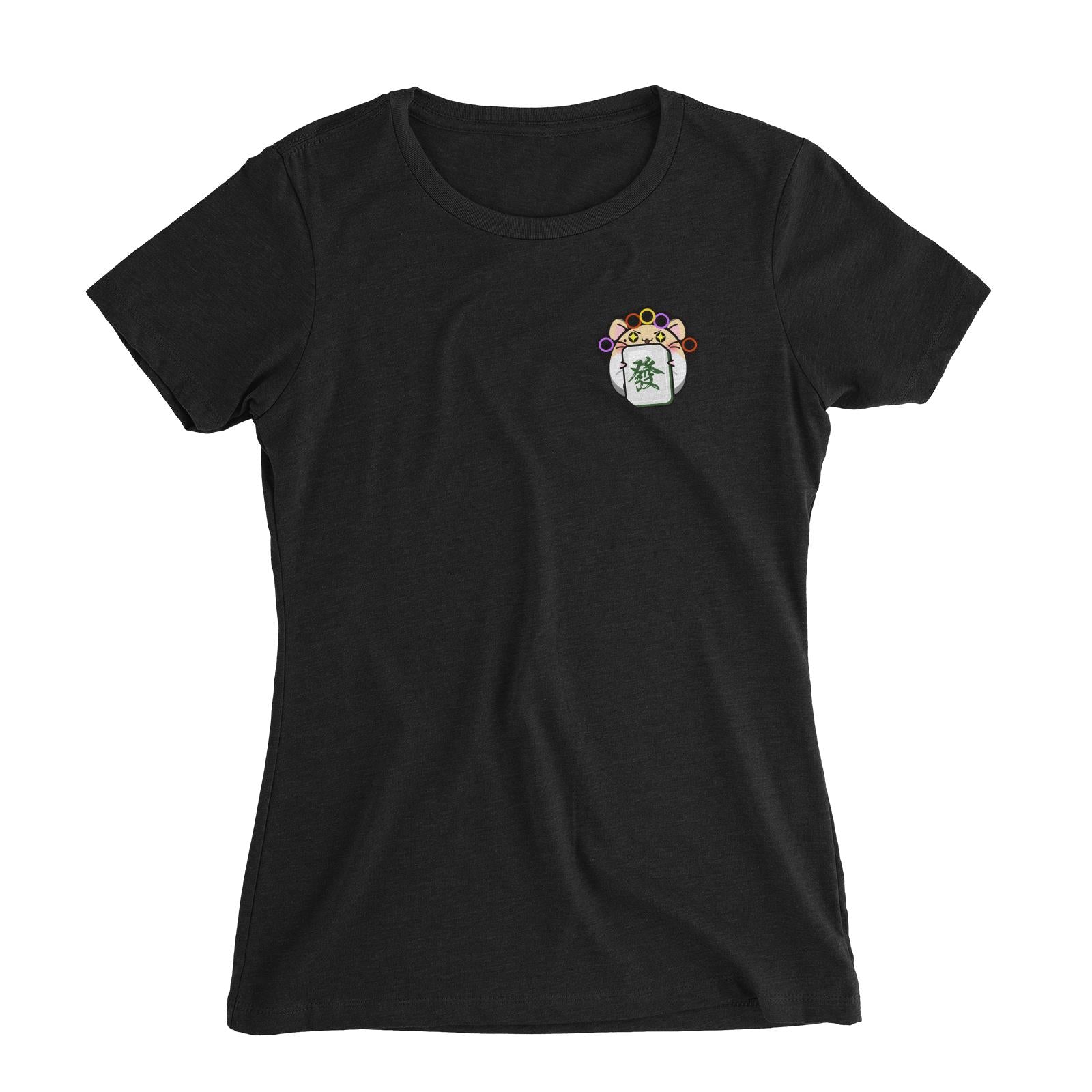 Prosperous Pocket Mouse Series Aunty Fa The Mahjong Queen Women's Slim Fit T-Shirt