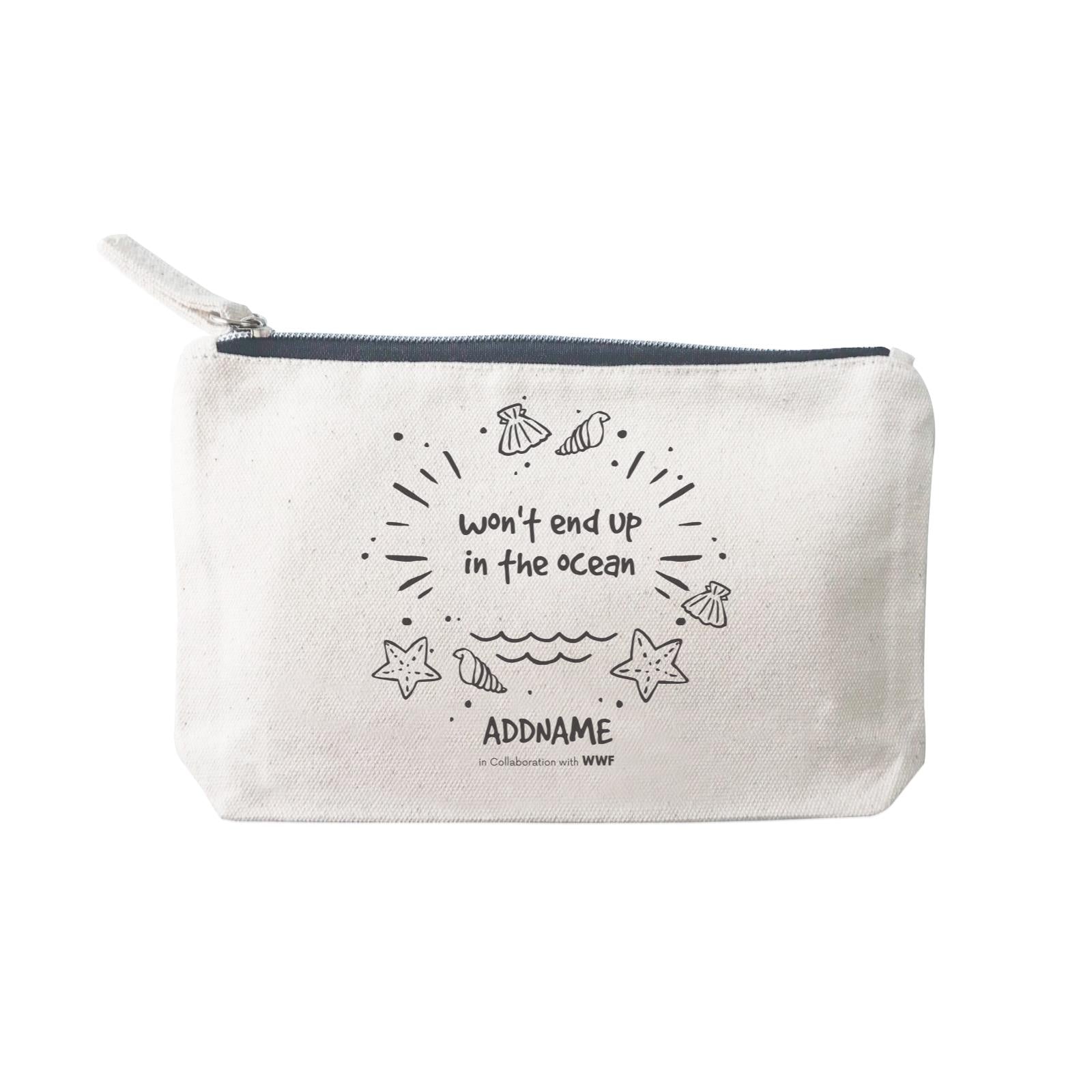 Wont End Up In The Ocean Doodle Addname Mini Accessories Stationery Pouch 2