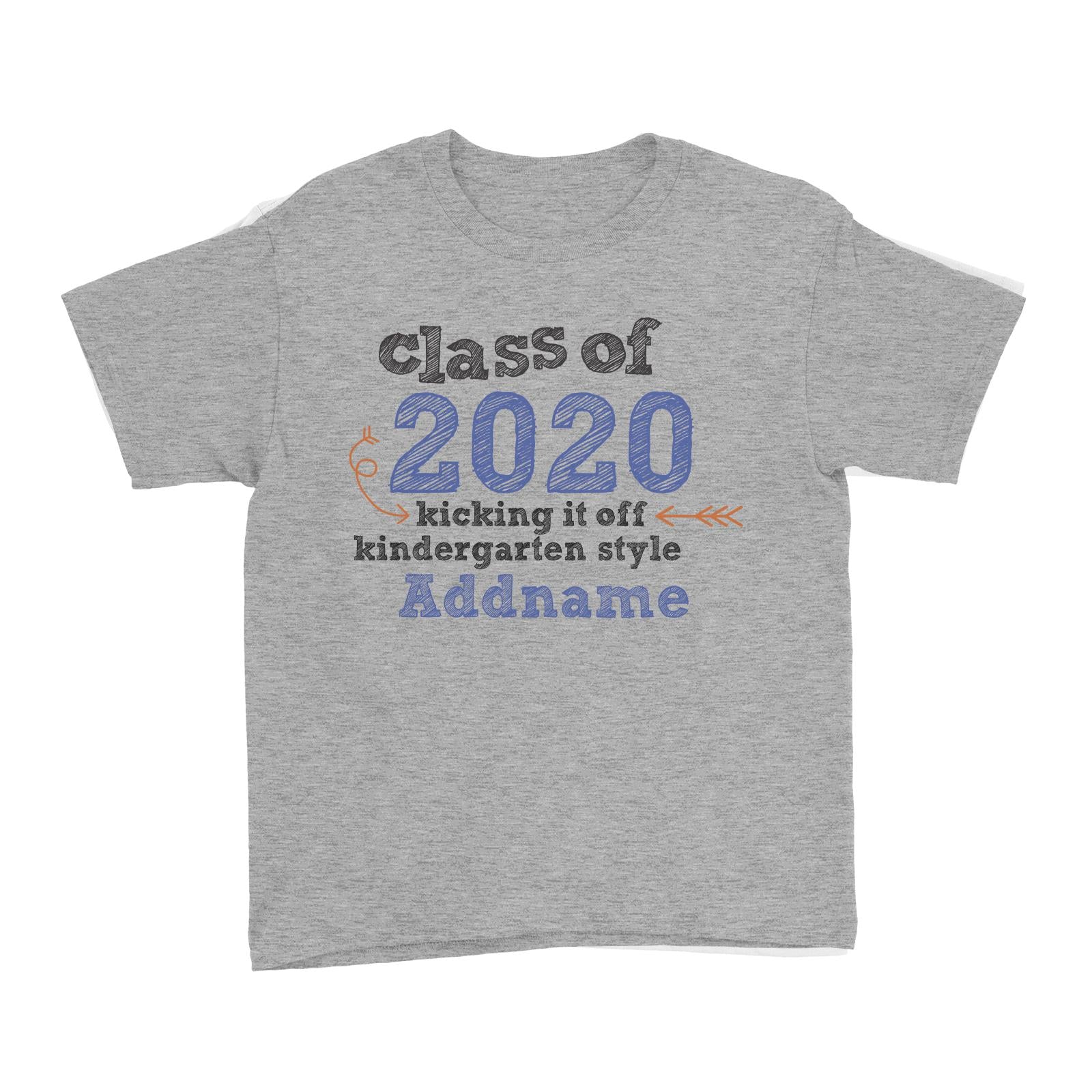 Graduation Series Kicking it off Kindergarten Style Kid's T-Shirt